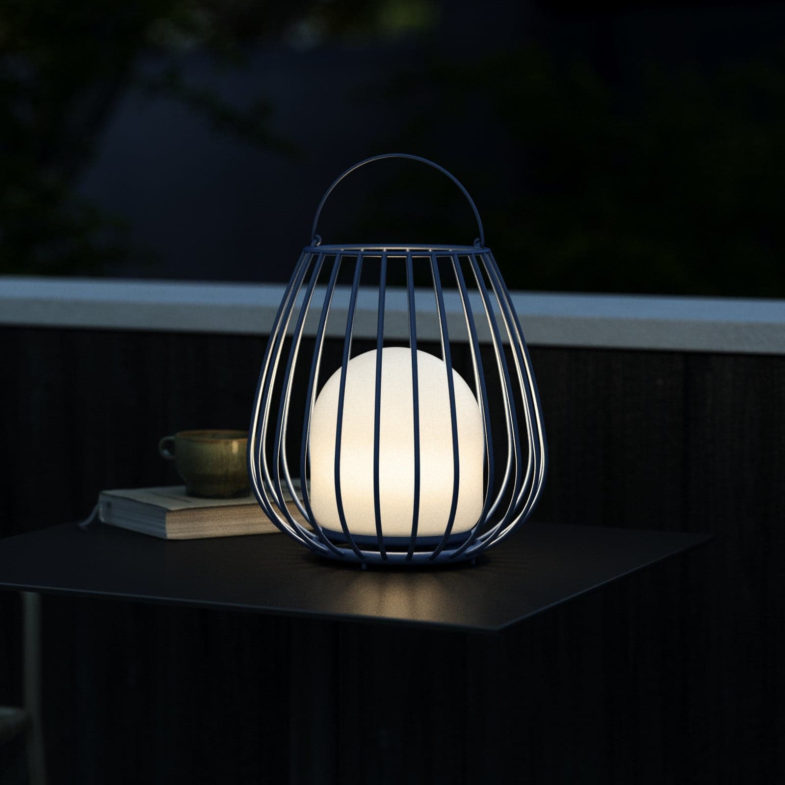 Jim Portable Utendørslampe Blå - Nordlux Jim To-Go - Moderne - Metall - Med skjerm