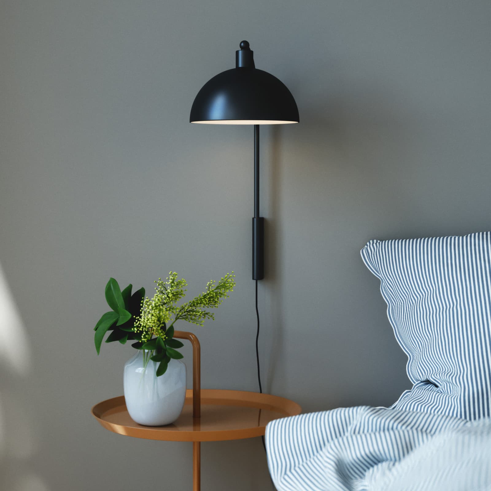 Ellen 20 Vegglampe Black - Nordlux - Stue - Skandinavisk - Metall - Med en lyskilde