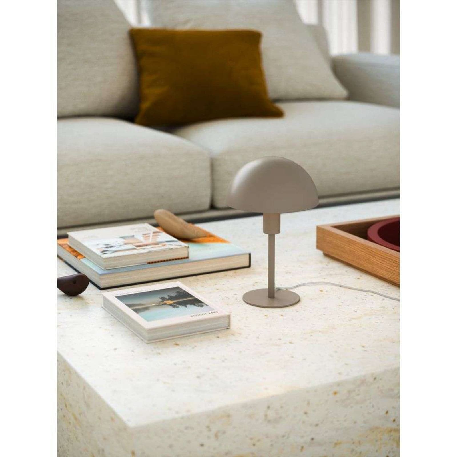 Ellen Mini Bordlampe Light Brown - Nordlux - Stue - Metall