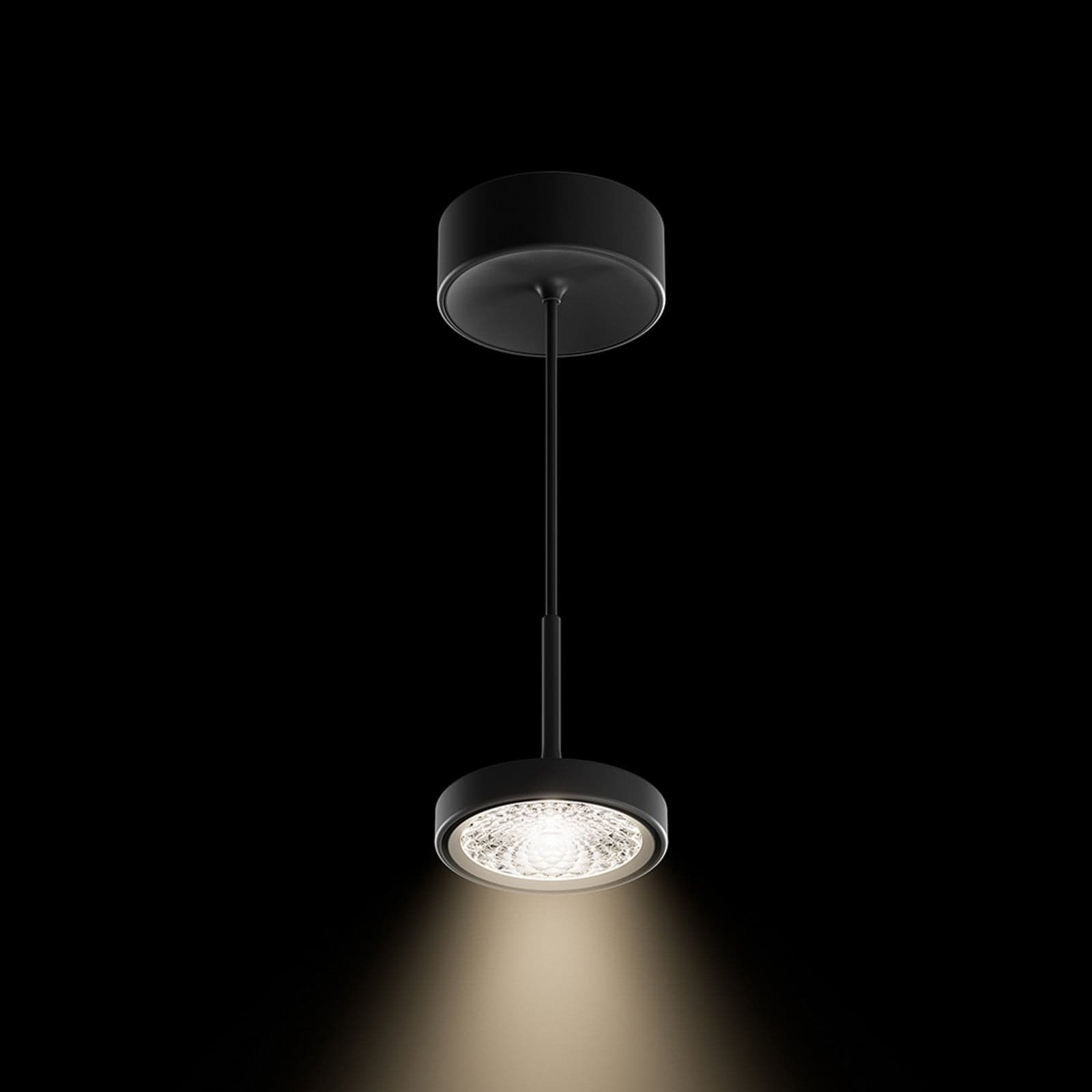 Nivo LED-hengelampe, svart, 36°, påbygg, dimbar – Sigor - Stue - Moderne - Aluminium - Med en lyskilde