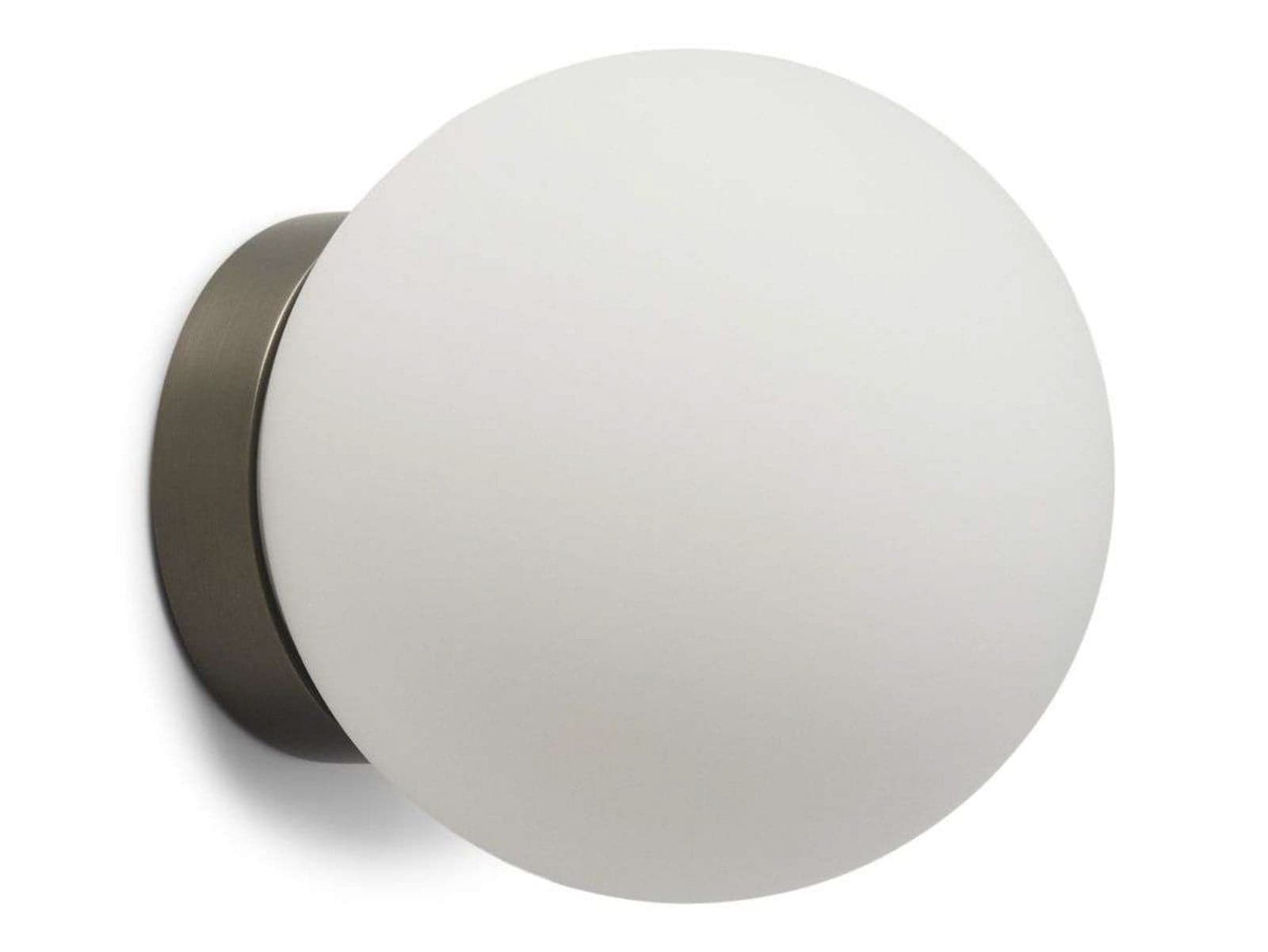 Palla C135 LED-taklampe, grå/hvit, IP44 - Antidark - Bad - Glass