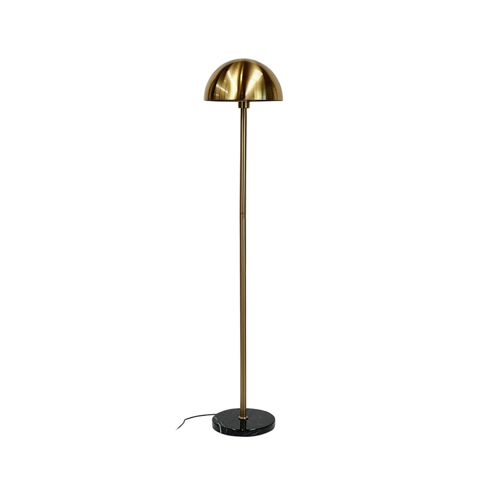 Menton gulvlampe, messing/marmor, høyde 140 cm - Dyberg Larsen - Stue - Skandinavisk - Med en lyskilde