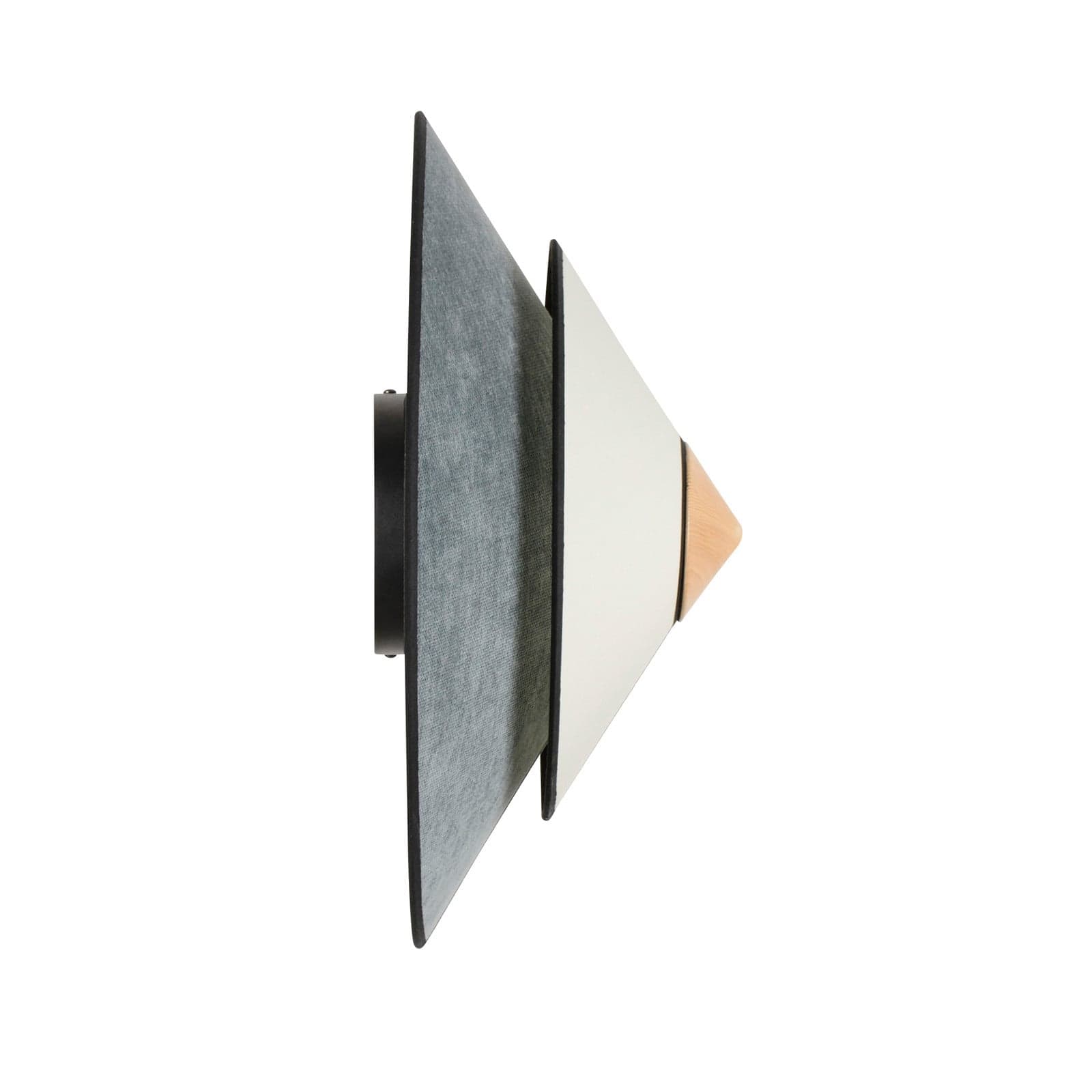 Cymbal M vegglampe, atlantisk blå, Ø 50 cm - Forestier - Stue - Design - Stoff / Tekstil - Med en lyskilde