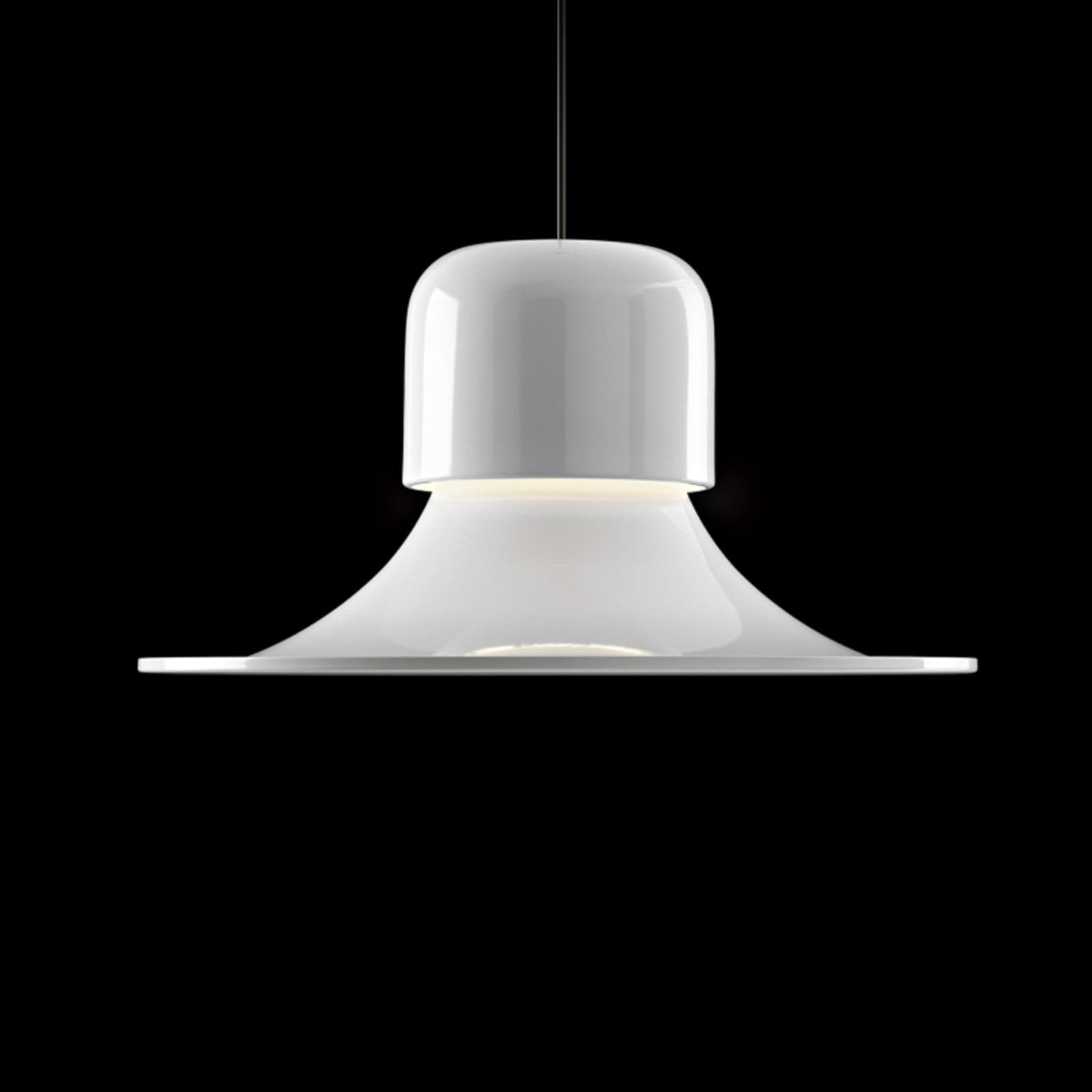 Campana LED-hengelampe, grå, DALI-Push - Stilnovo - Stue - Design - Metall - Med en lyskilde