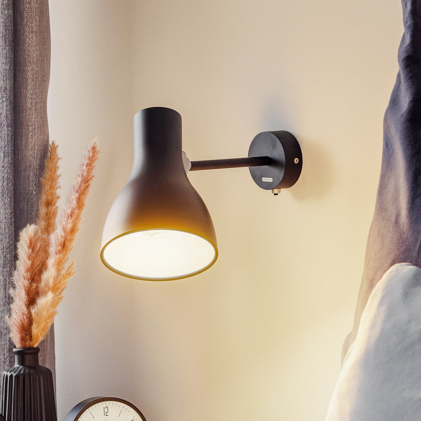Type 75 Vegglampe Jet Black - Anglepoise - Stue - Design - Metall - Med en lyskilde