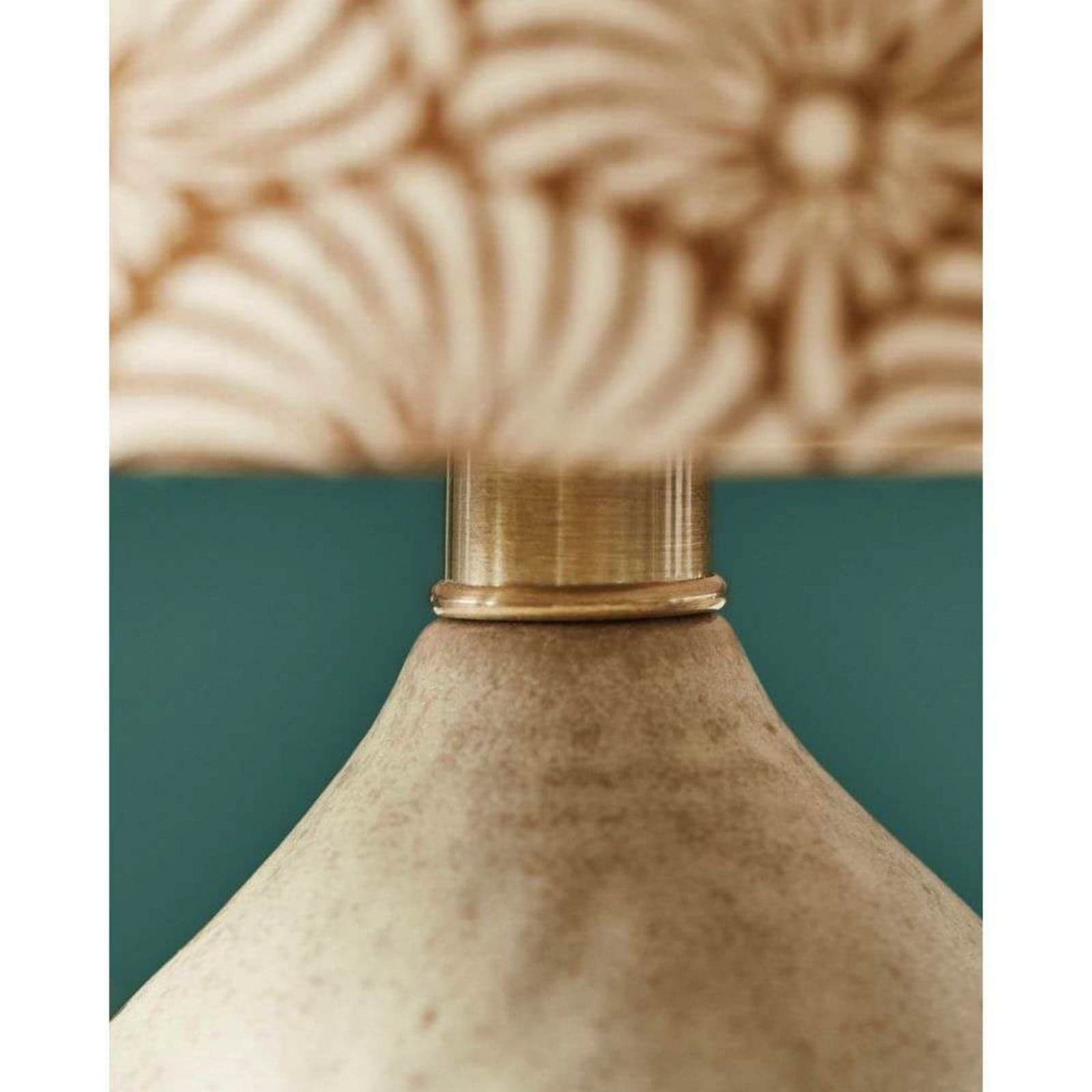 Flores Bordlampe Sand - House Doctor - Stue - Vintage - Stoff / Tekstil