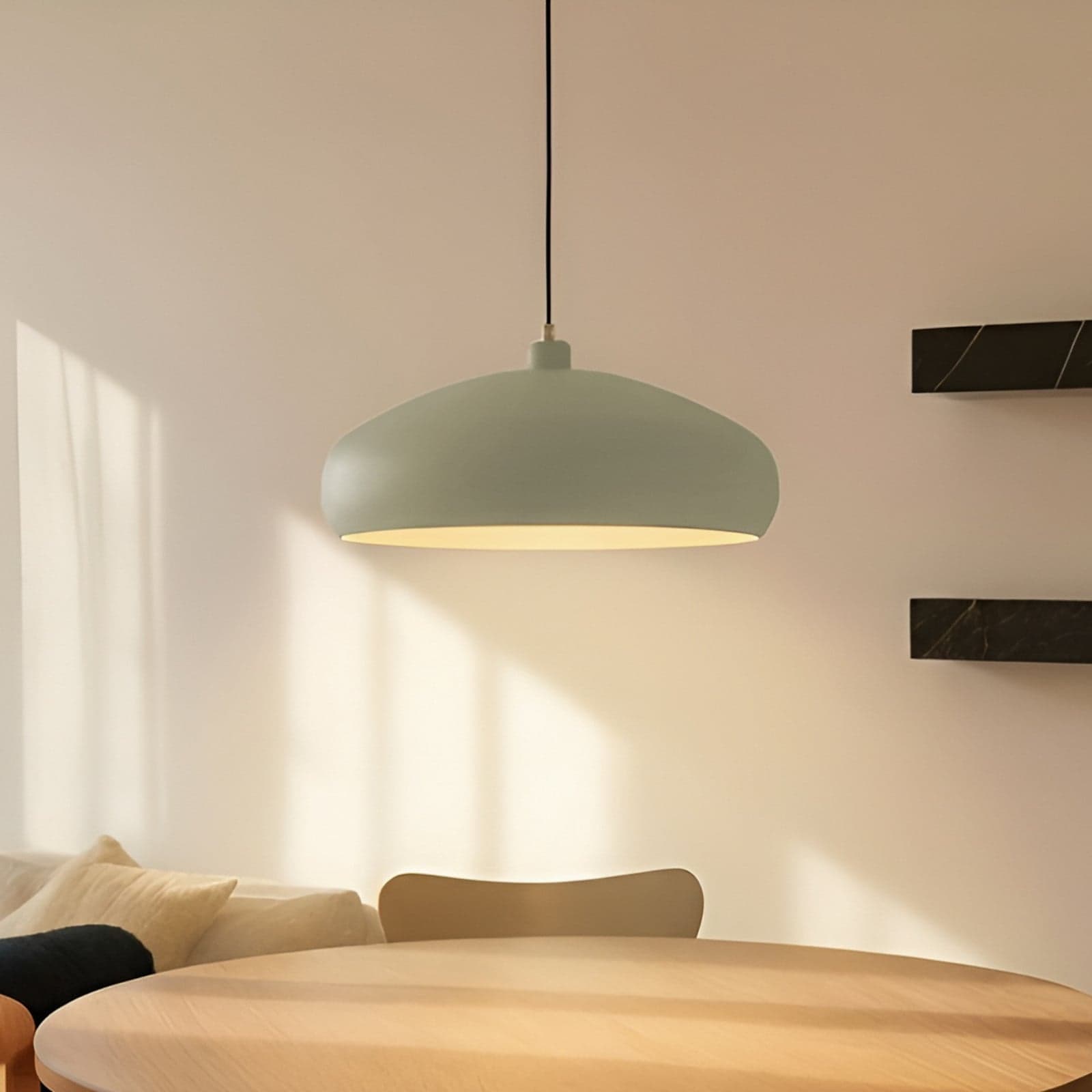 Elover Pendel Ø45 Lyse Grønn - Lindby - Spisestue - Moderne - Metall - Rund