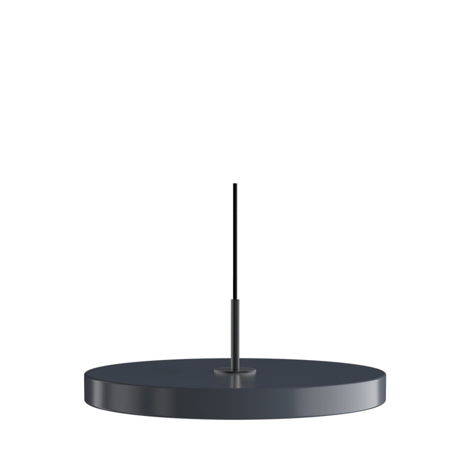 Asteria Plus pendellampe, Ø 43 cm, grå/svart - UMAGE - Stue - Metall