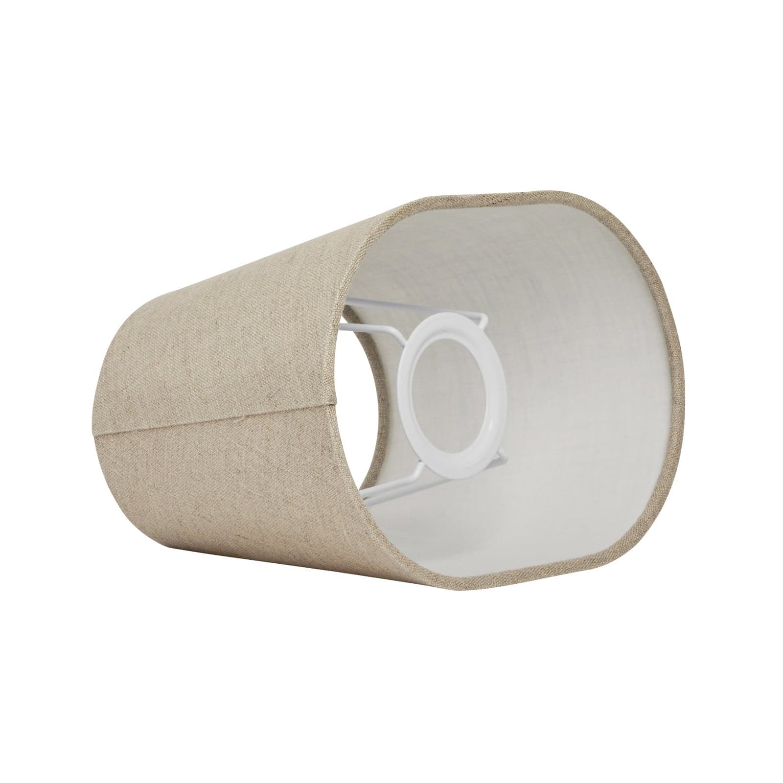 Basic oval lampeskjerm, beige, lengde 23 cm – Watt & Veke Watt & Veke - Design - Stoff / Tekstil