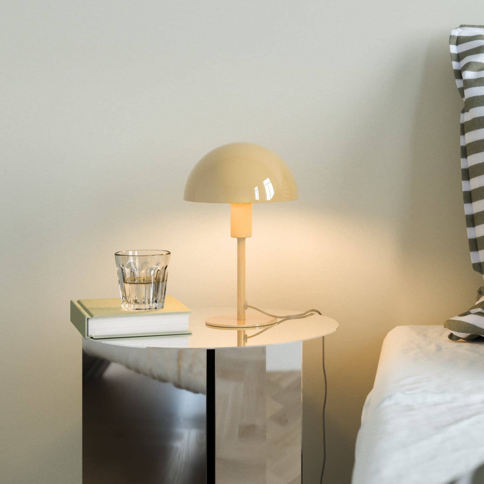 Ellen Mini bordlampe Yellow - Nordlux - Stue - Skandinavisk - Metall - Med skjerm