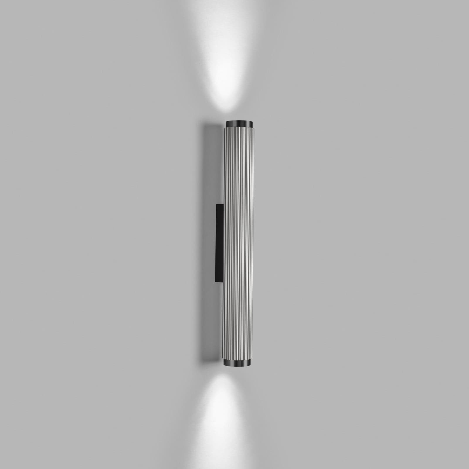 Velvet W1 Switch Tune LED-vegglampe, titan – LIGHT-POINT - Stue - Moderne - Aluminium - Med en lyskilde