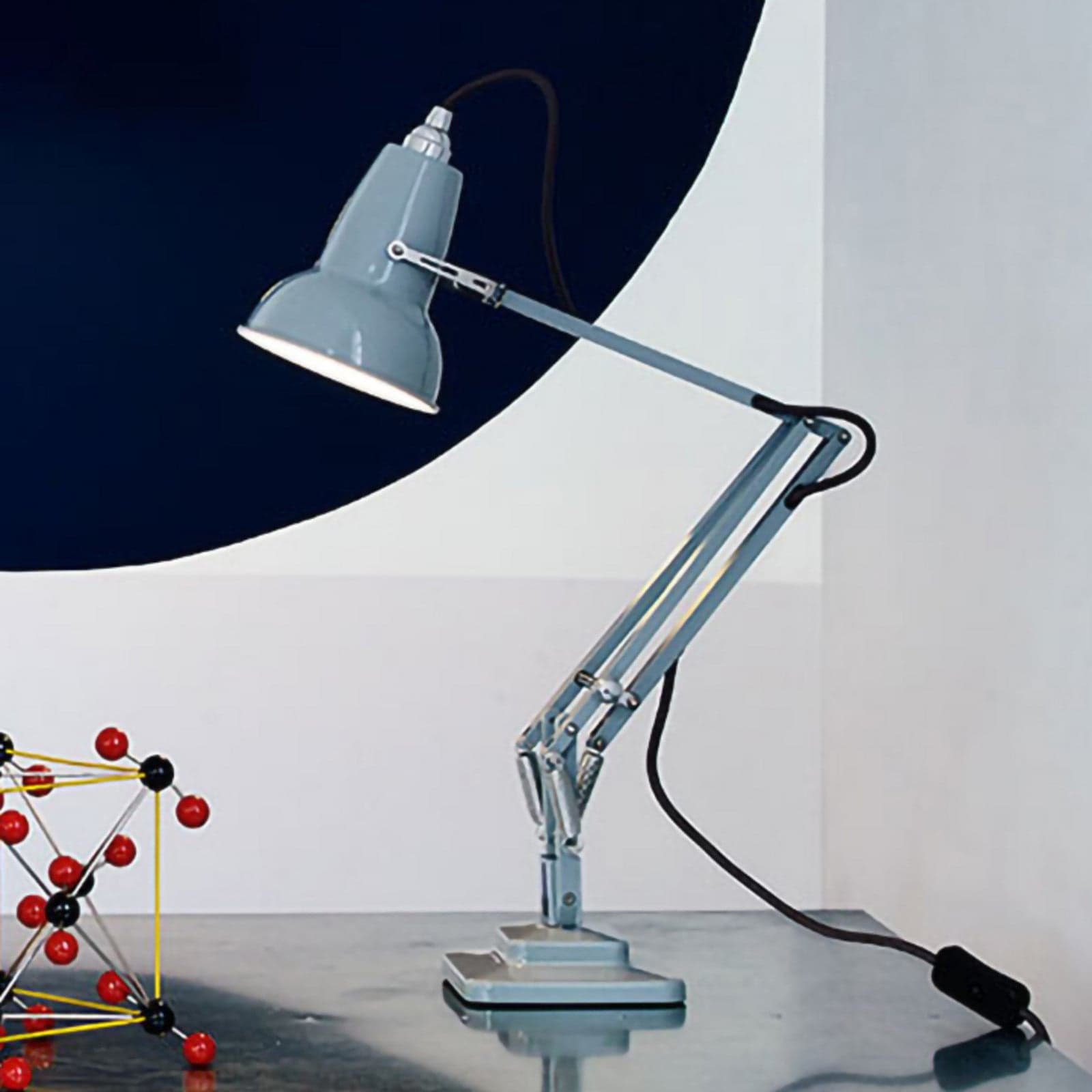 Original 1227 Mini Skrivebordslampe Dove Grey - Anglepoise - Arbeidsrom / kontor - Industriell - Metall - Med en lyskilde