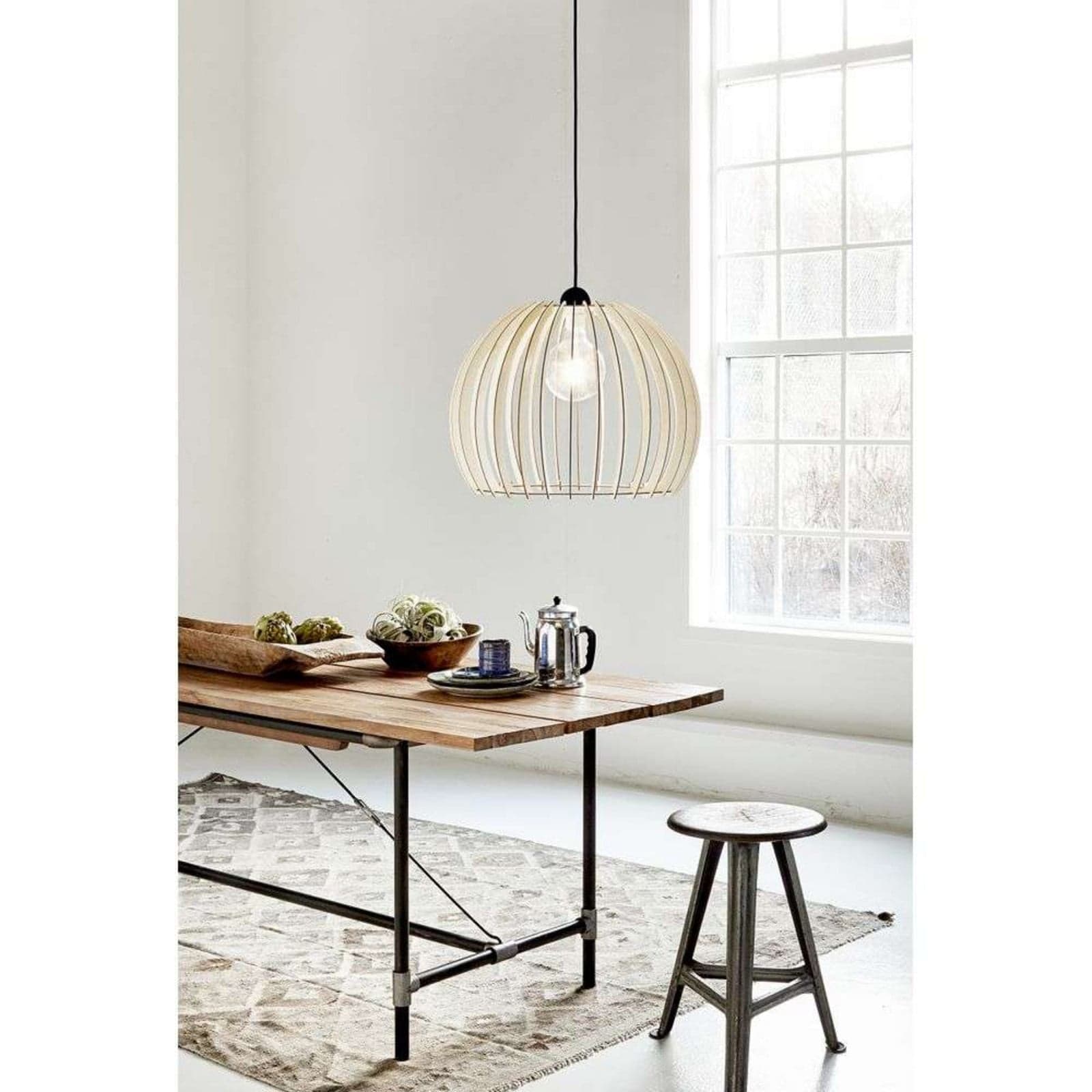 Chino 40 Pendel Wood - Nordlux - Stue - Tre
