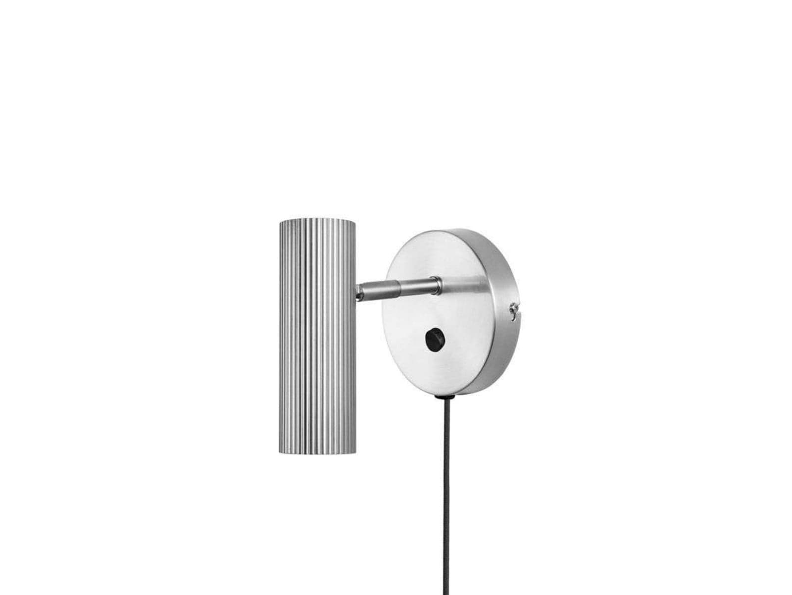 Hubble vegglampe børstet stål - Globen Lighting - Soverom - Design - Metall - Med en lyskilde