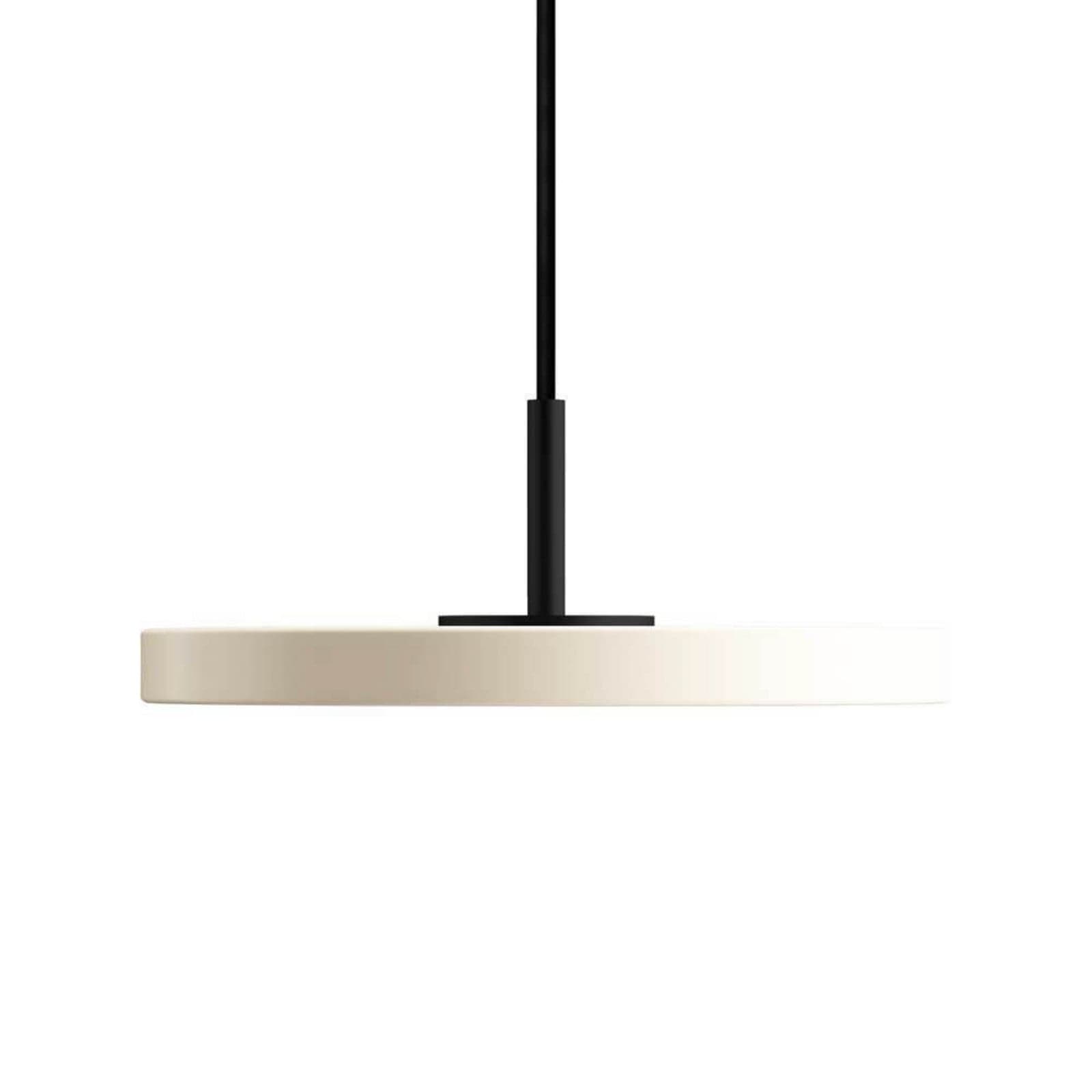 Asteria Pendel Micro Pearl White/Black Top - UMAGE - Spisestue - Metall