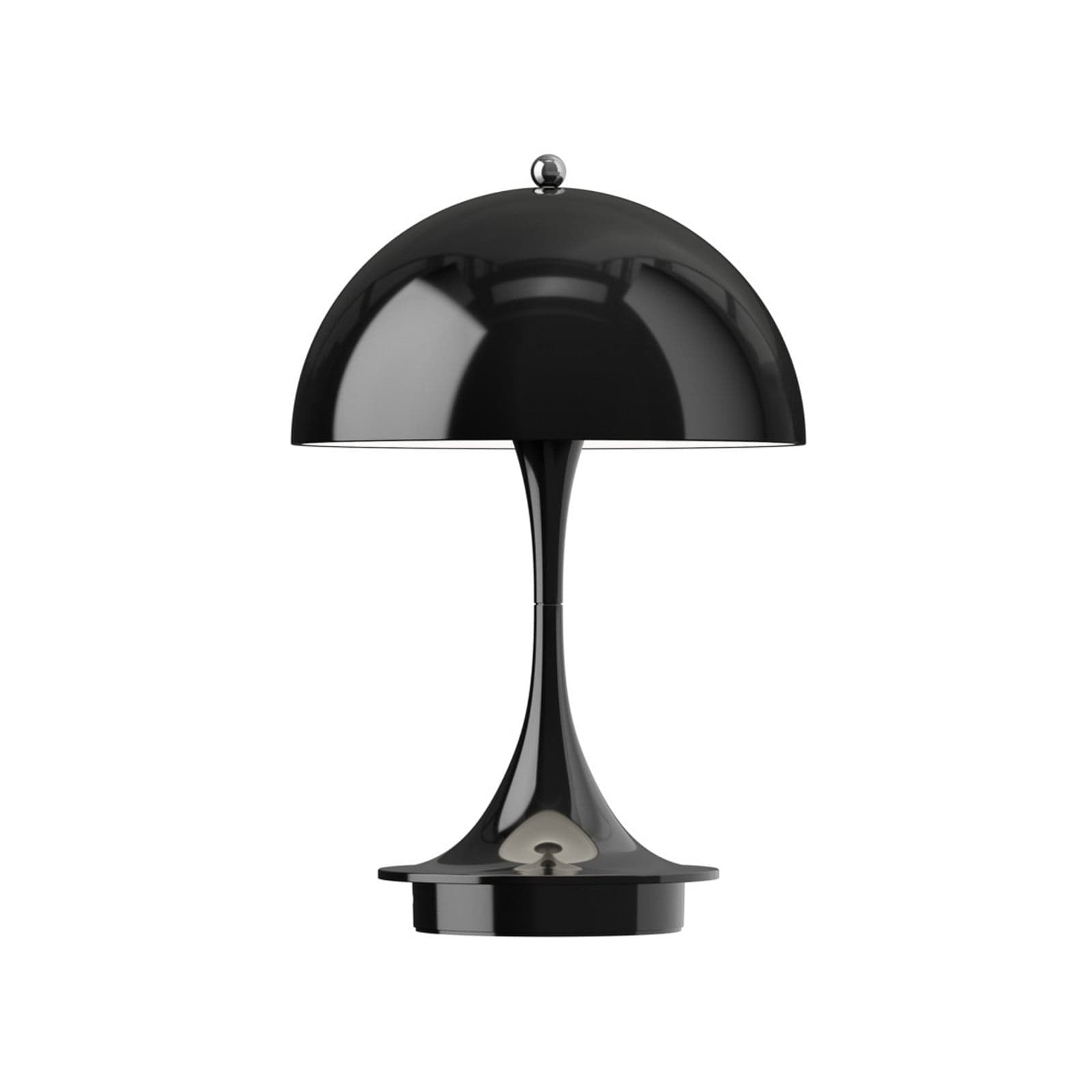 Panthella 160 PORTABLE V3 batterilampe Opaque Svart - Louis Poulsen - Balkong - Design - Plast - Med en lyskilde