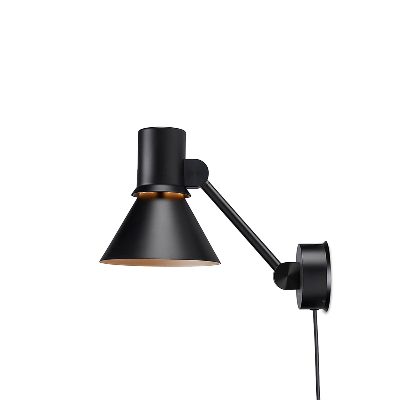 Type 80™ W2 Vegglampe Matt Black - Anglepoise Type 80 W2 - Stue - Design - Metall - Med en lyskilde