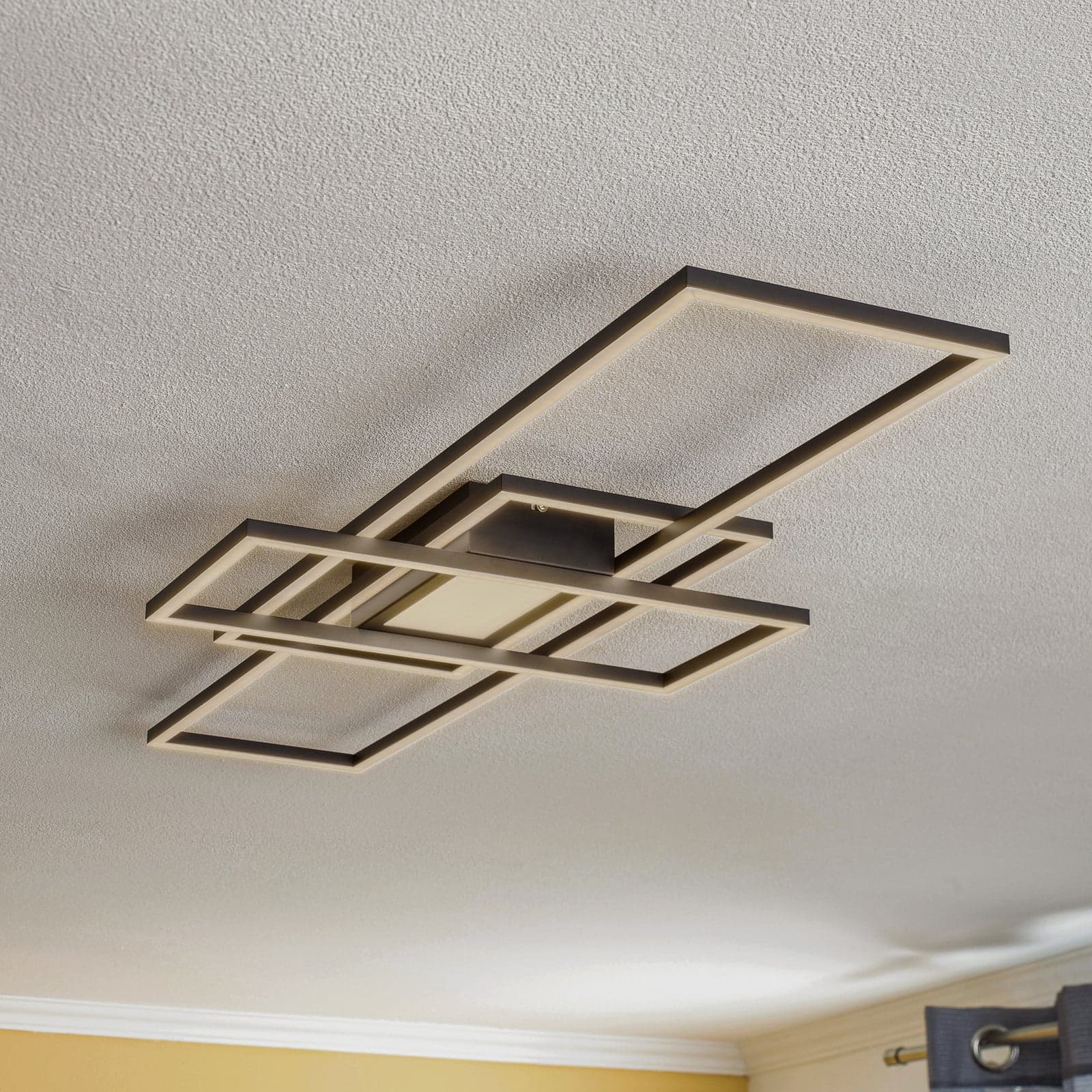 Ismera 3 Taklampe Anthracite - Lindby - Stue - Moderne - Metall - Med flere lyskilder