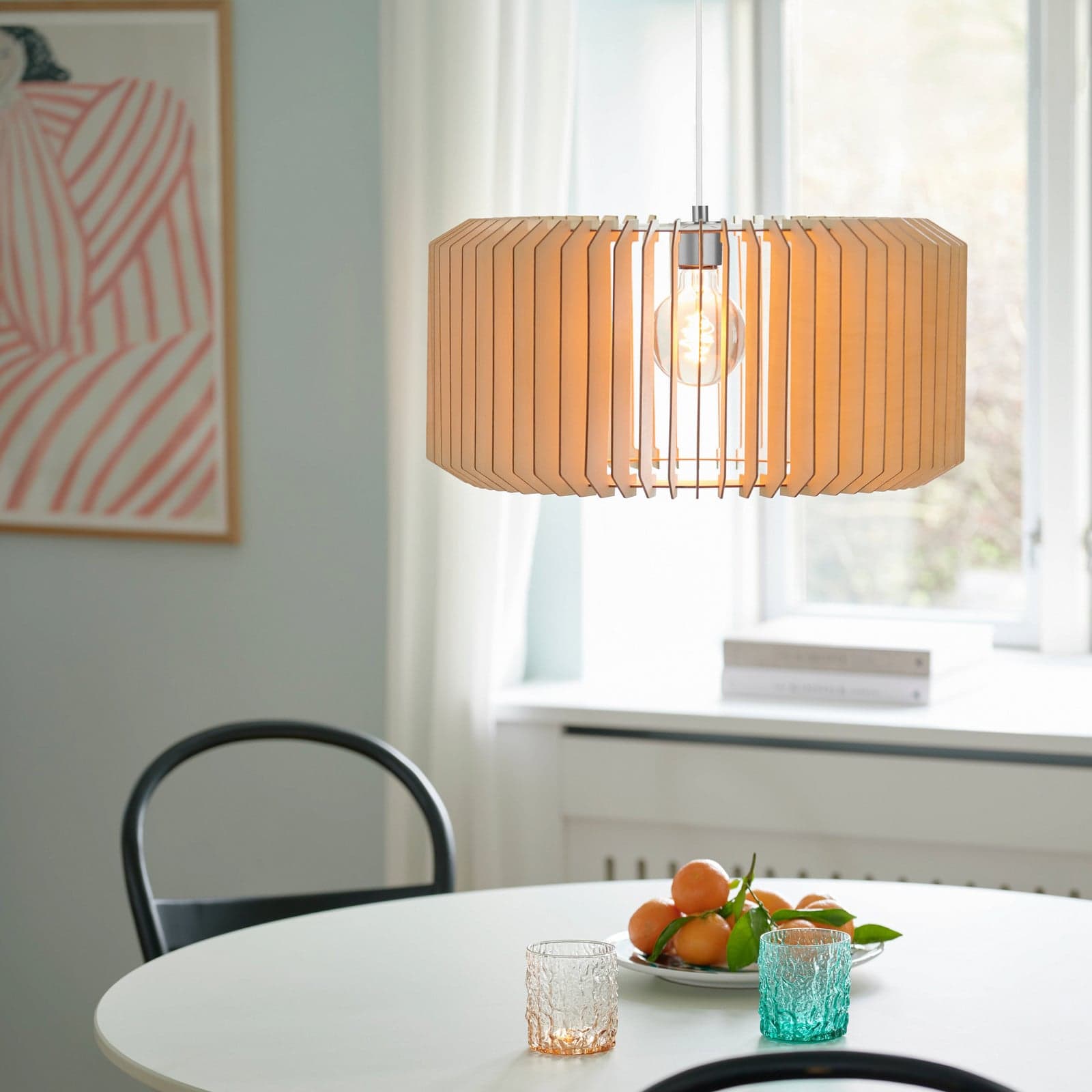 Asti 50 Pendel Wood - Nordlux - Stue - Tre - Med en lyskilde