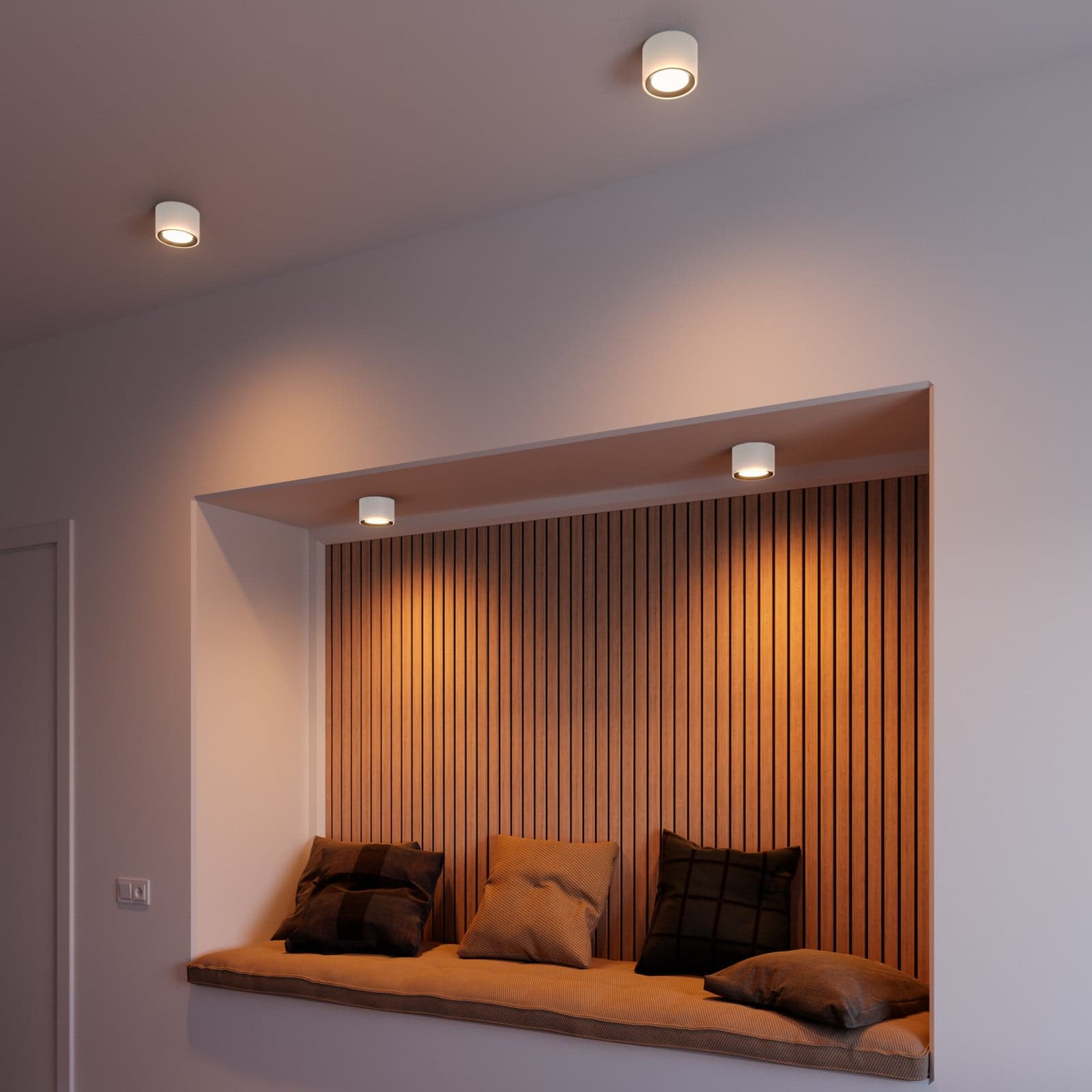 Landon Smart Taklampe White - Nordlux - Stue - Metall - Rund
