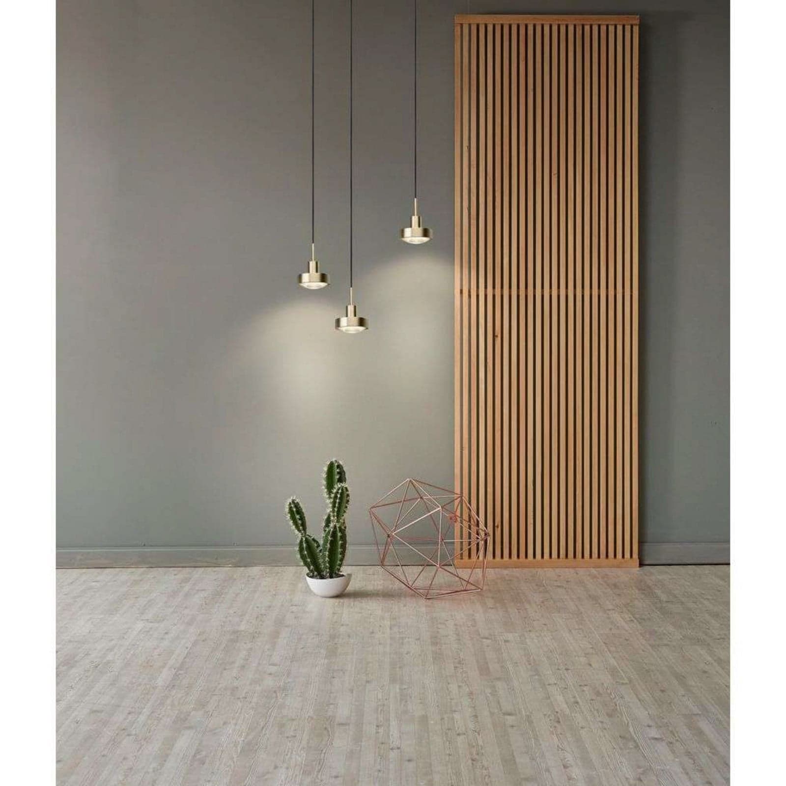 Vip 3 Pendel Messing - Antidark - Stue - Aluminium