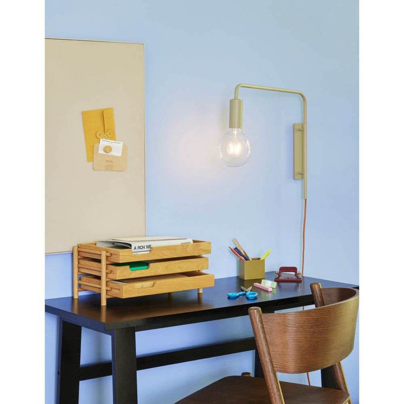 Serendipity Vegglampe Sand - Hübsch - Stue - Metall
