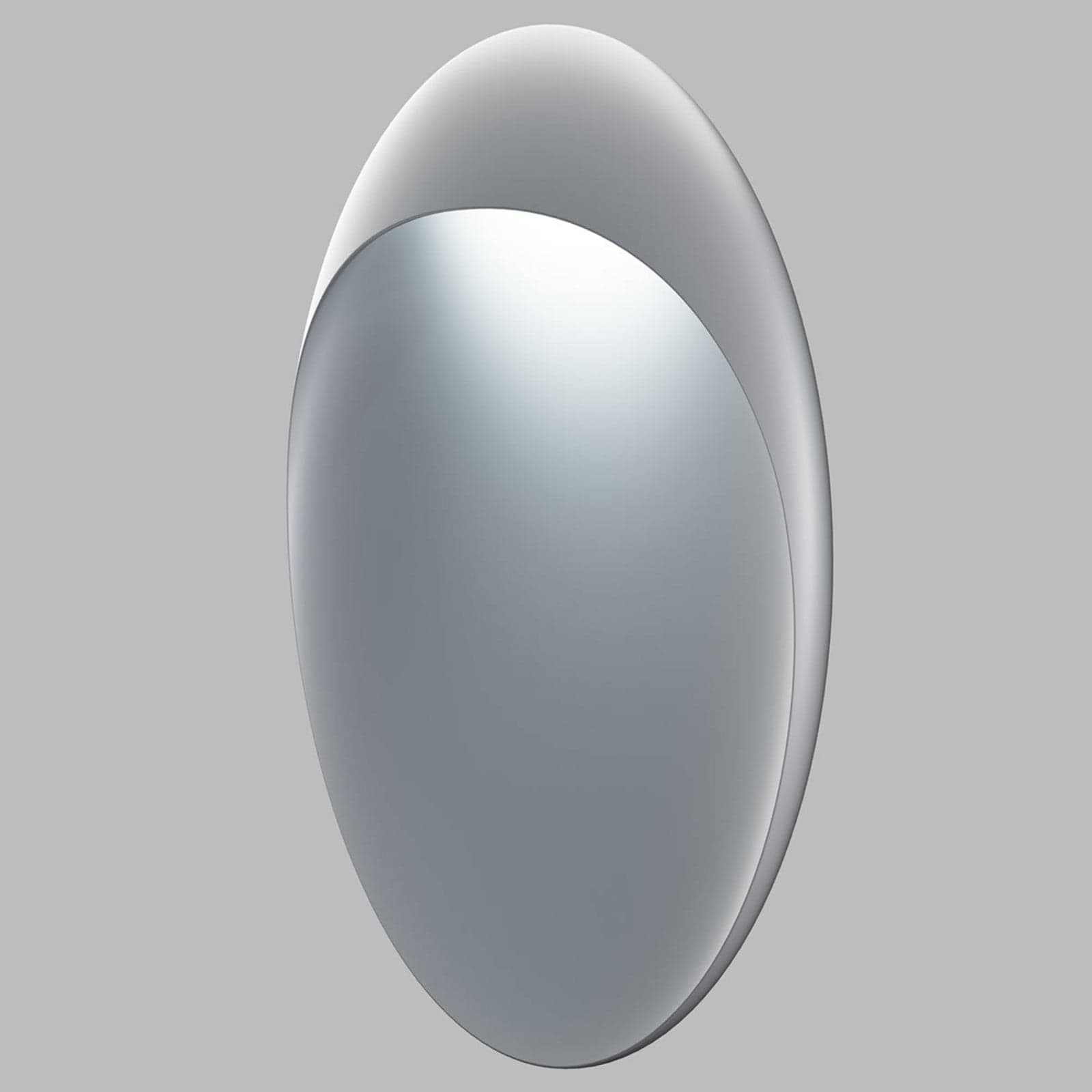 Flindt Vegglampe Ø400 2700K Alu Grå - Louis Poulsen - Stue - Design - Aluminium - Rund