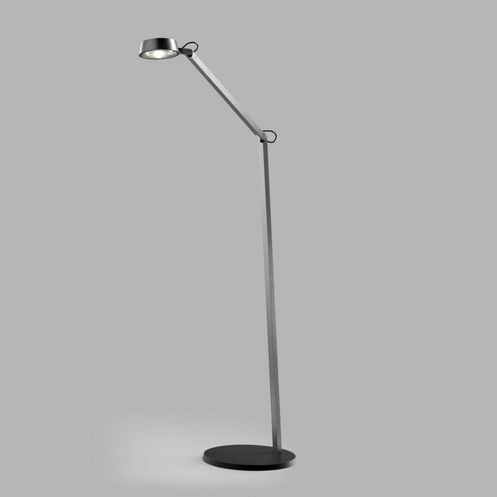 Dark F1 Gulvlampe Titanium - LIGHT-POINT - Stue - Aluminium