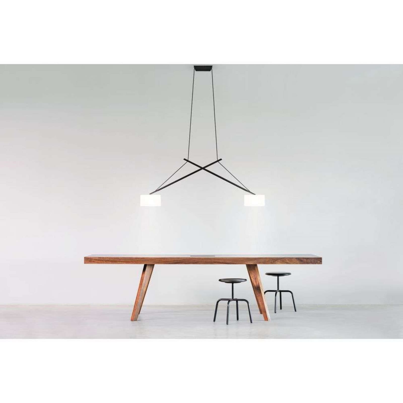 Twin LED Pendel Black - Serien Lighting - Stue - Plast