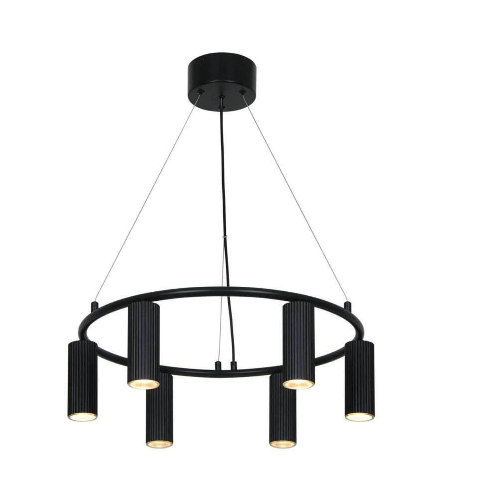 Vico Chandelier Pendel Svart - Nordlux - Spisestue - Aluminium - Med flere lyskilder