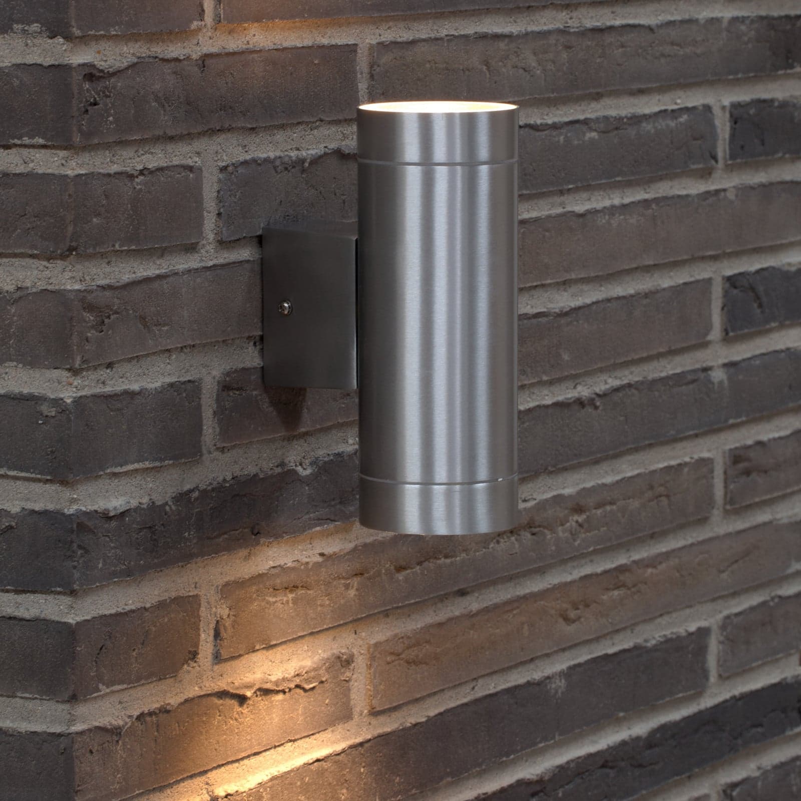 Tin Maxi Double Vegglampe Alu - Nordlux - Moderne - Metall - Med flere lyskilder