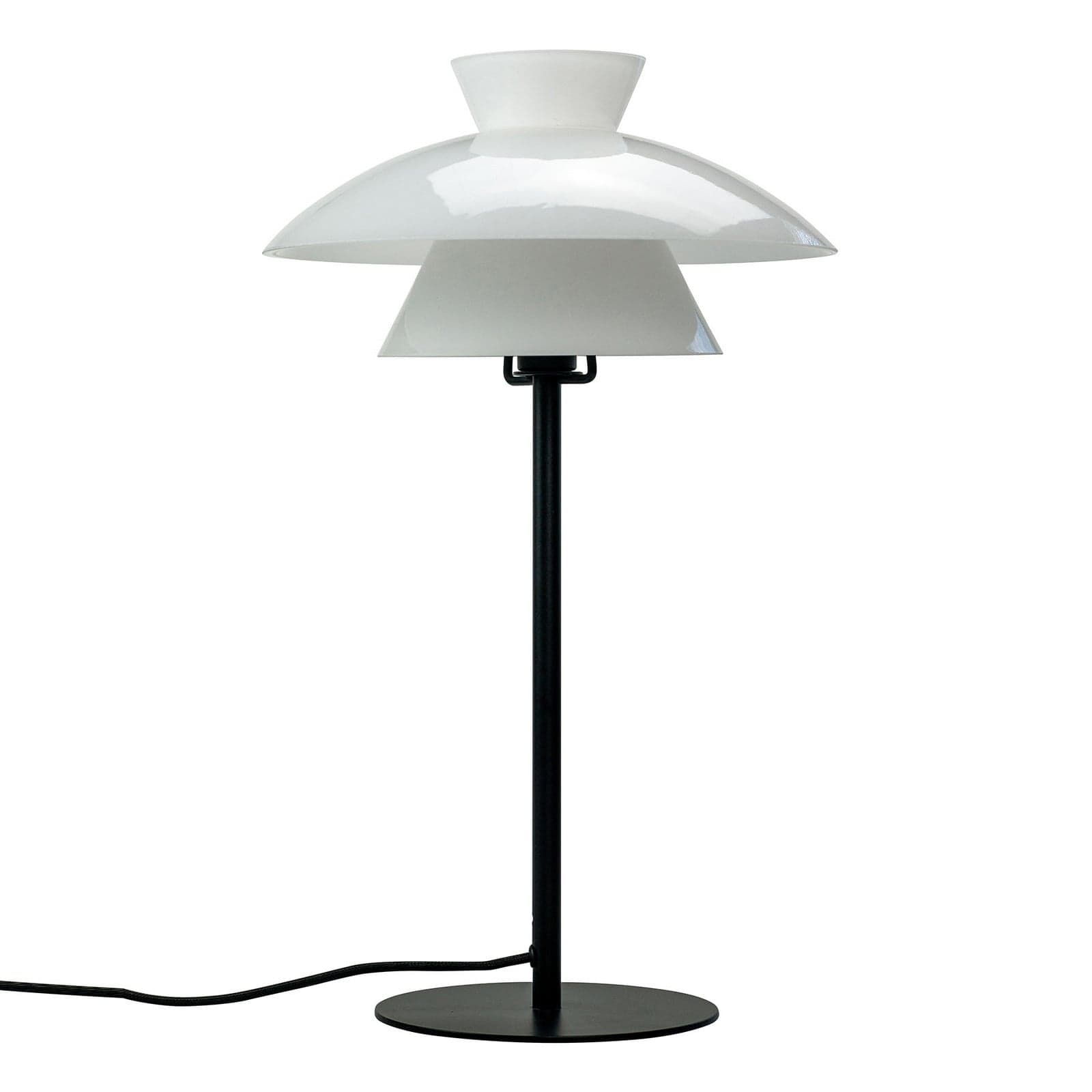 Valby Bordlampe H40 Opal - Dyberg Larsen - Stue - Skandinavisk - Glass - Med skjerm