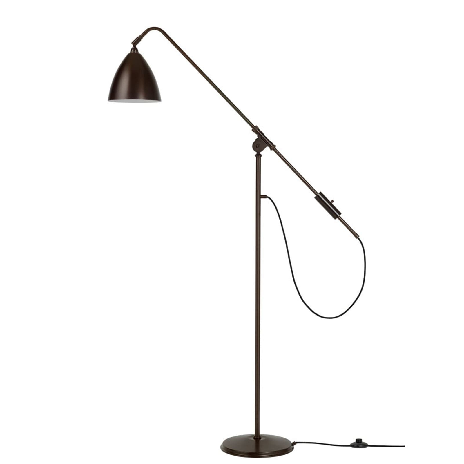 Bestlite BL4 gulvlampe, Ø 21 cm, svart/metall - GUBI - Stue