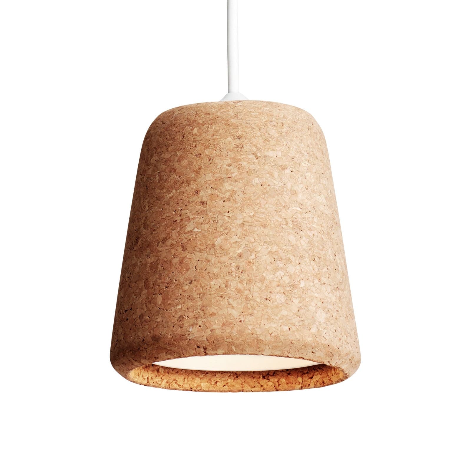 Material Pendel Natural Cork - New Works Material The Originals - Stue - Design - Med en lyskilde