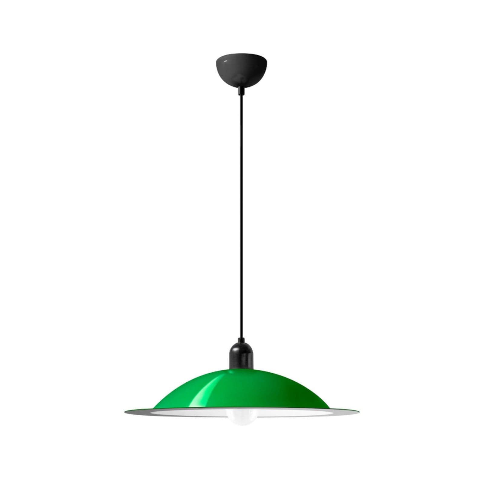 Lampiatta LED-hengelampe, grønn, Ø 50 cm - Stilnovo - Stue - Design - Metall - Med en lyskilde