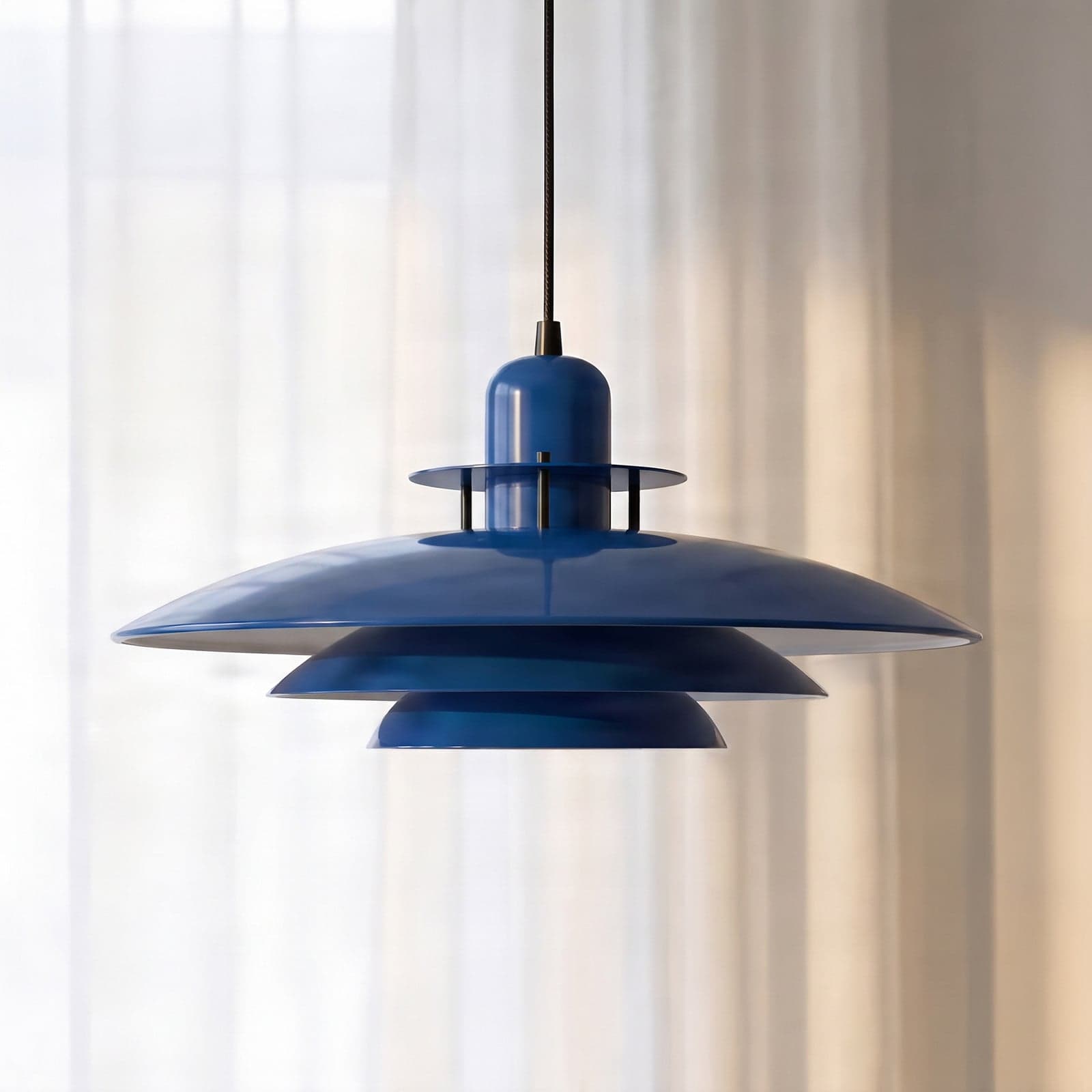 Primus I hengelampe, mørkeblå/svart, Ø 43 cm, metall – Belid - Kjøkken - Moderne - Med en lyskilde