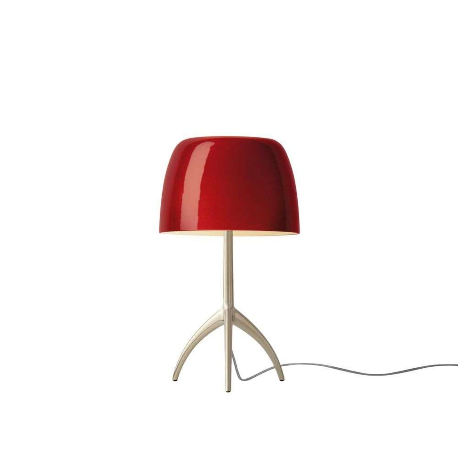 Lumiere Piccola Bordlampe E14 Golden/Kirsebær - Foscarini - Stue - Aluminium