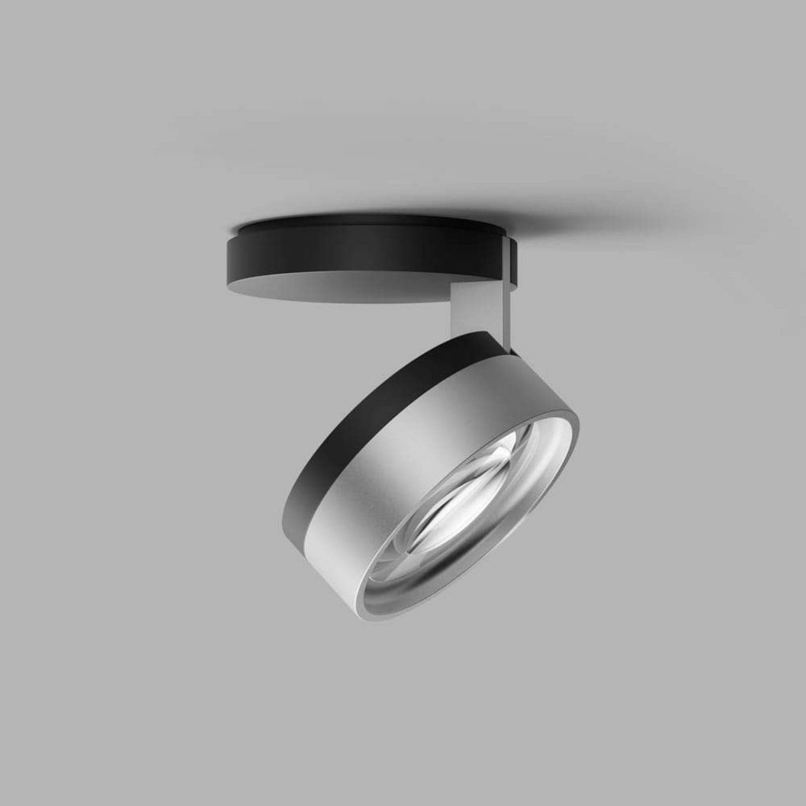Blade C1+ Slim downlight, svart/sølv - Light-Point - Stue - Aluminium