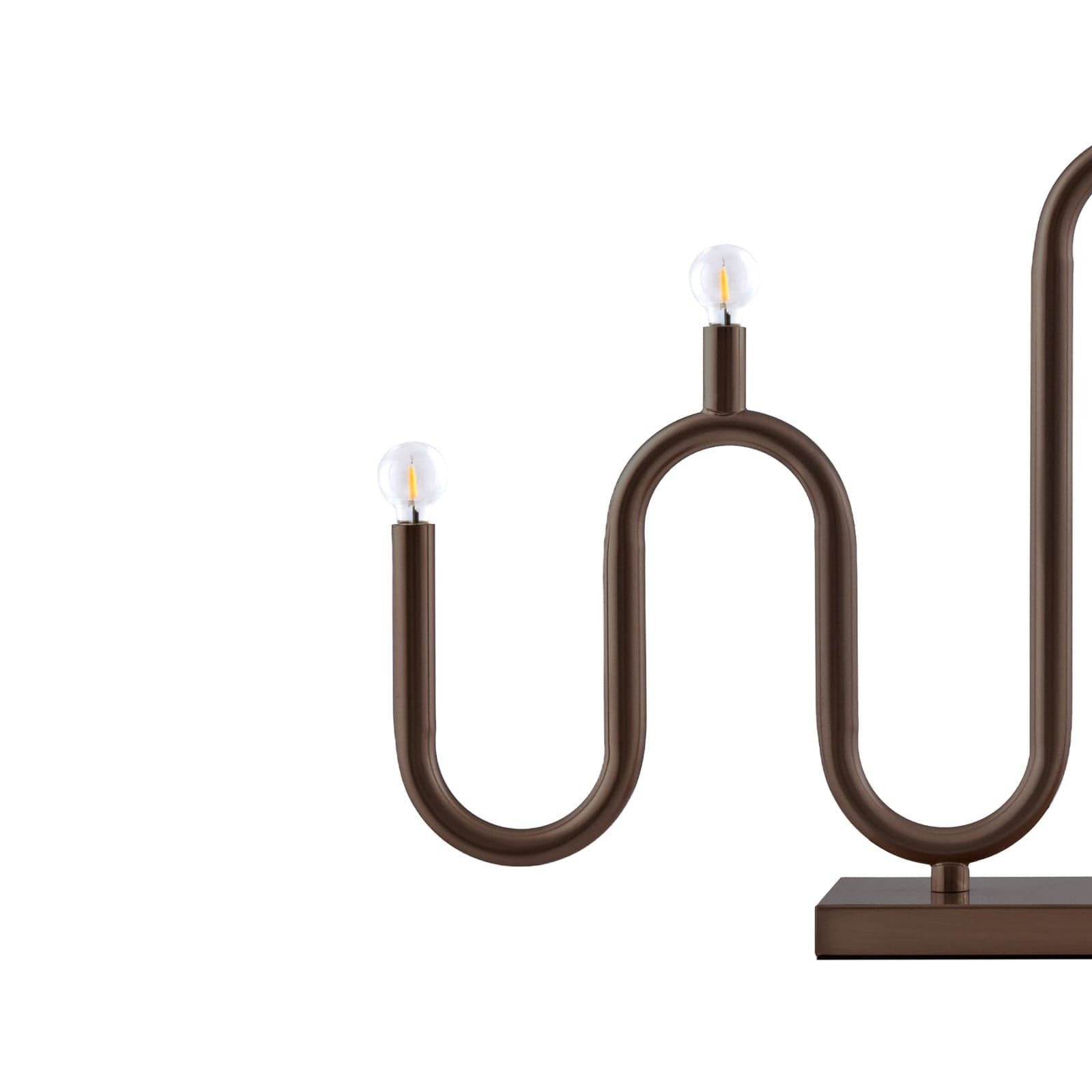 Noel 5-lysestake 50 cm bronse – Globen Lighting - Skandinavisk - Metall - Med flere lyskilder