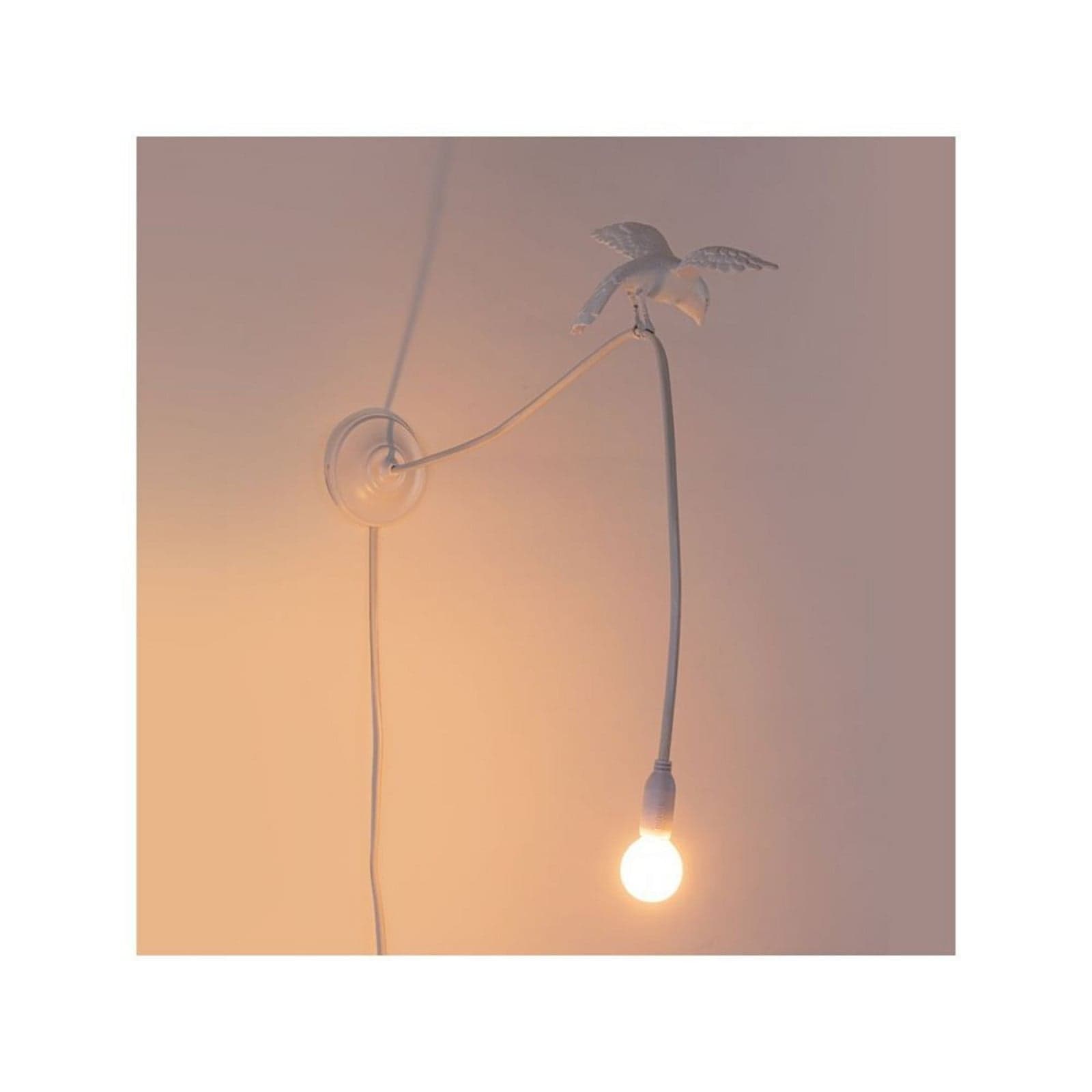 Sparrow Cruising Vegglampe White - Seletti - Stue - Plast