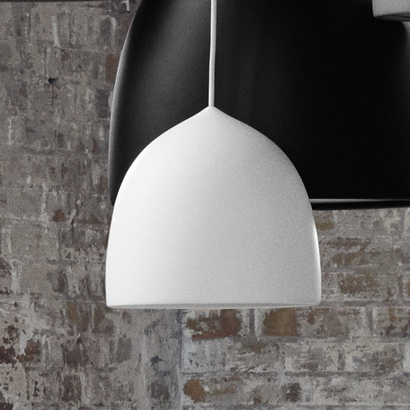 Suspence P1 Pendel Matt Hvit - Fritz Hansen - Stue - Design - Metall - Med en lyskilde
