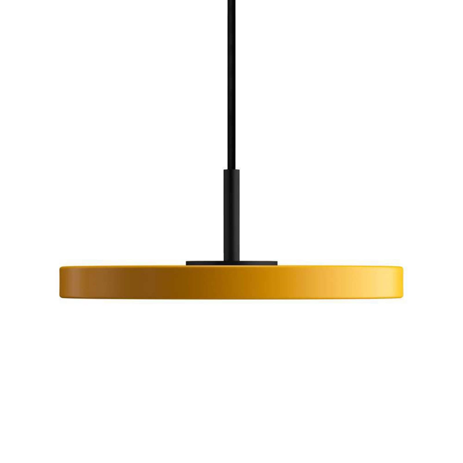 Asteria Pendel Micro Saffron Yellow/Black Top - UMAGE - Spisestue - Metall