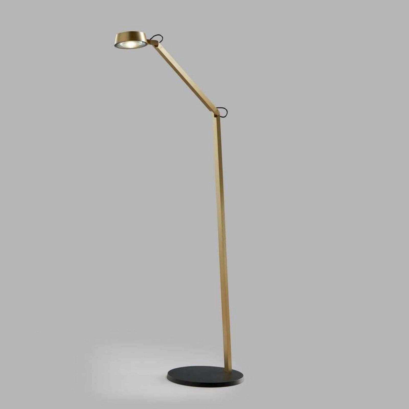 Dark F1 Gulvlampe Brass - LIGHT-POINT - Stue - Aluminium