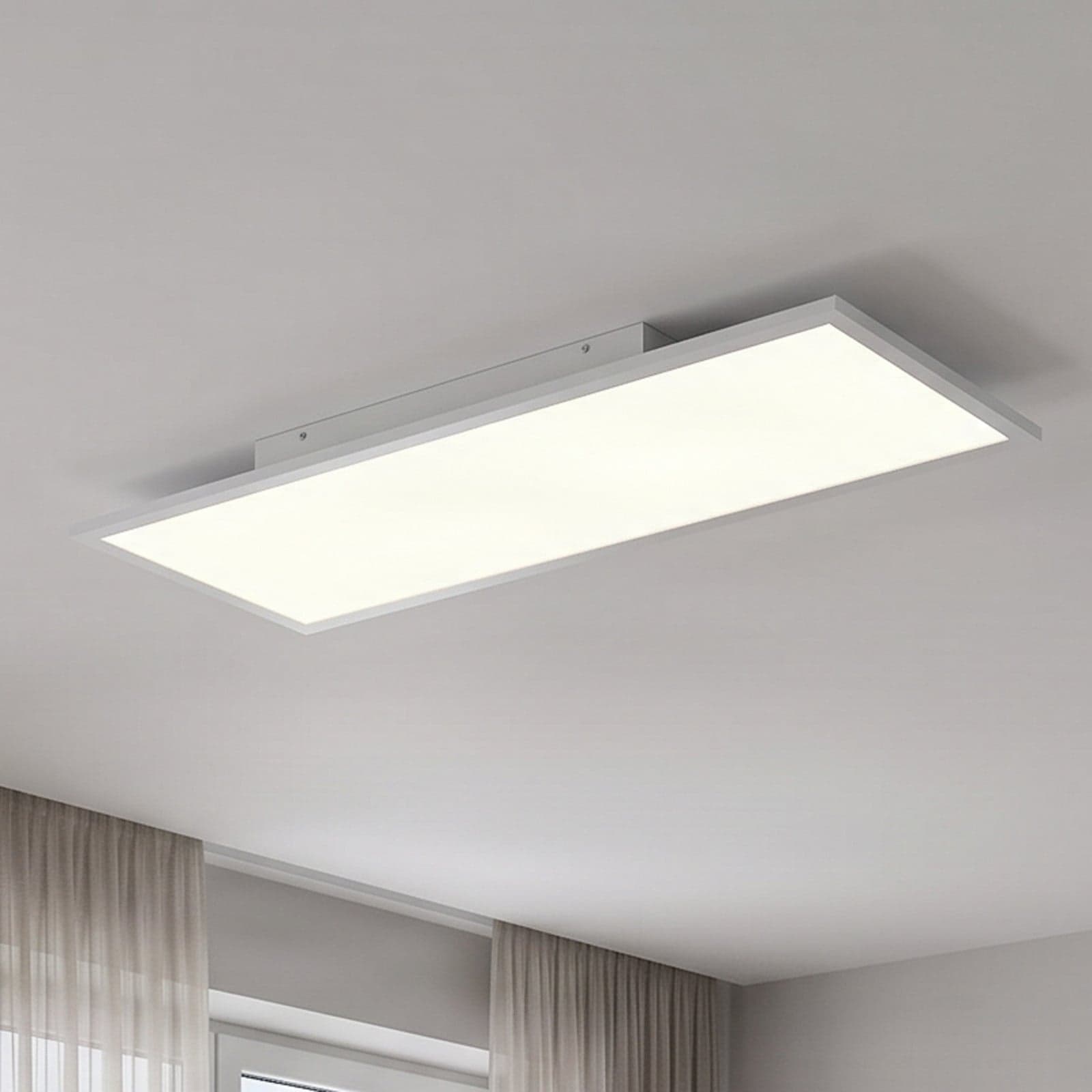 Quais LED Taklampe 4.000K 30x80 White - Lindby - Kjøkken - Moderne - Aluminium - Kantet