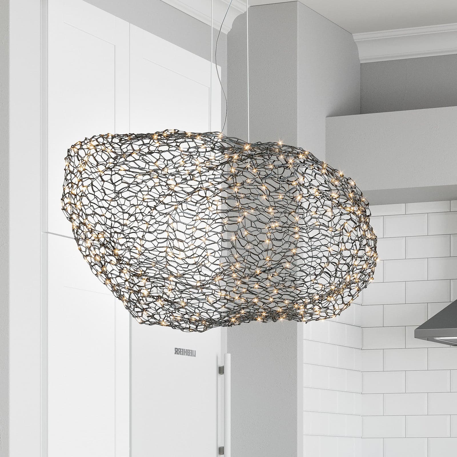 Hayden LED Pendel L75 Black - By Rydéns - Stue - Design - Metall - Med en lyskilde