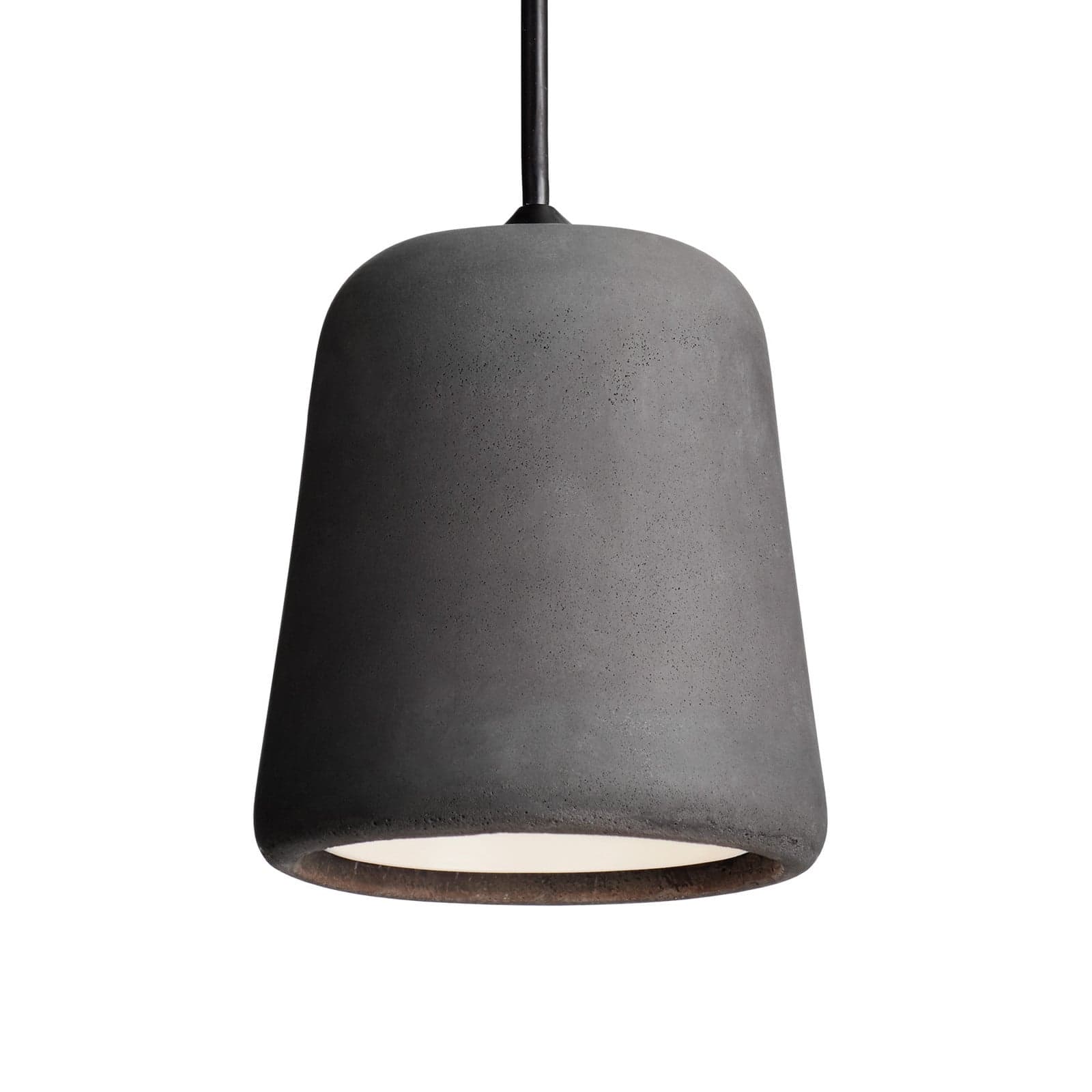 Material Pendel Dark Grey Concrete - New Works Material The Originals - Stue - Design - Stein - Med en lyskilde