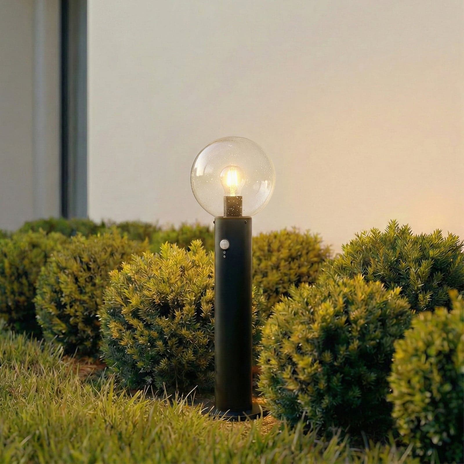 Dangan veilampe, høyde 60 cm, glass, metall, sensor, klar - Lindby - Terrasse - Moderne - Med en lyskilde