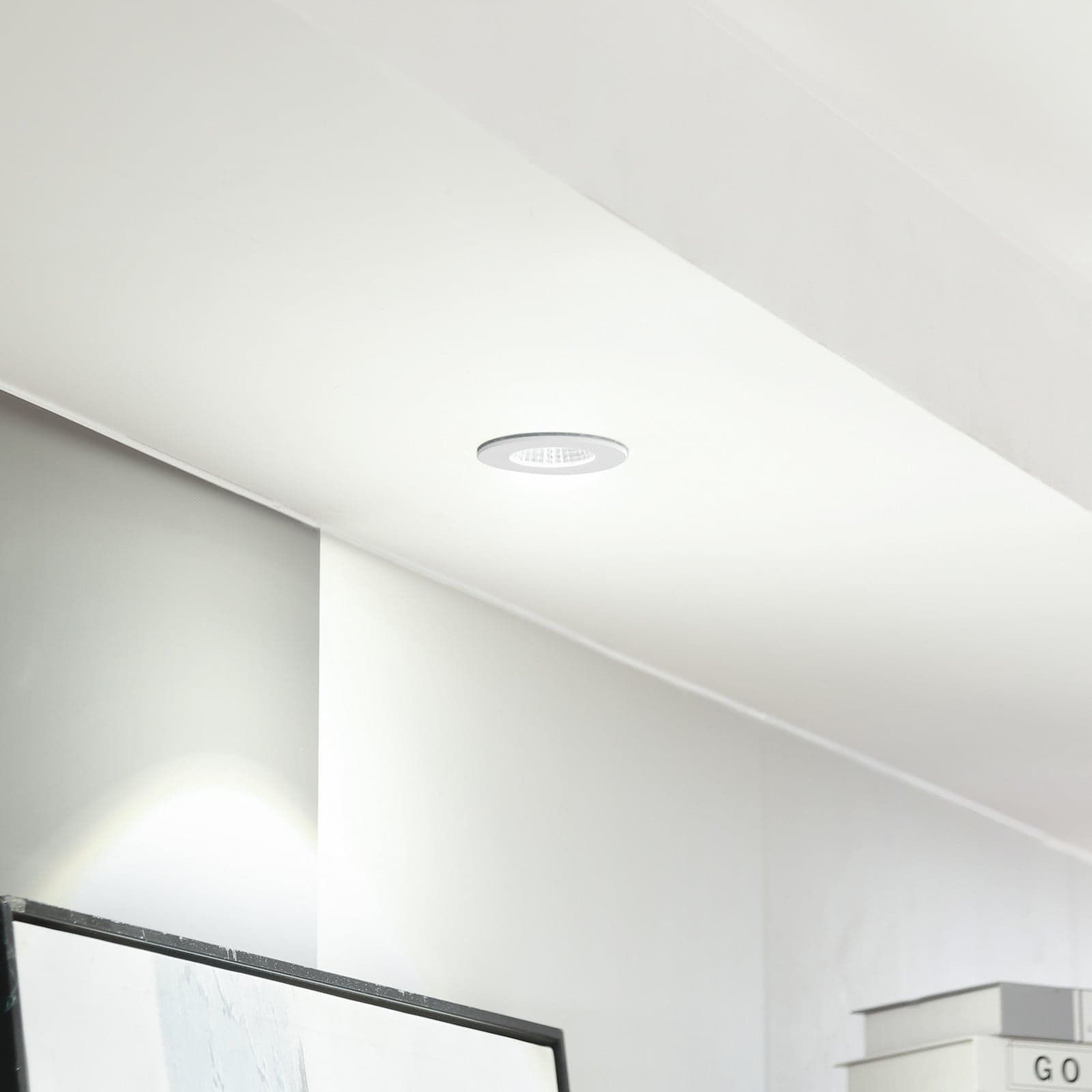 Lirin LED Einabus-spot 4000K IP65 hvit – Arcchio - Stue - Moderne - Aluminium - Rund