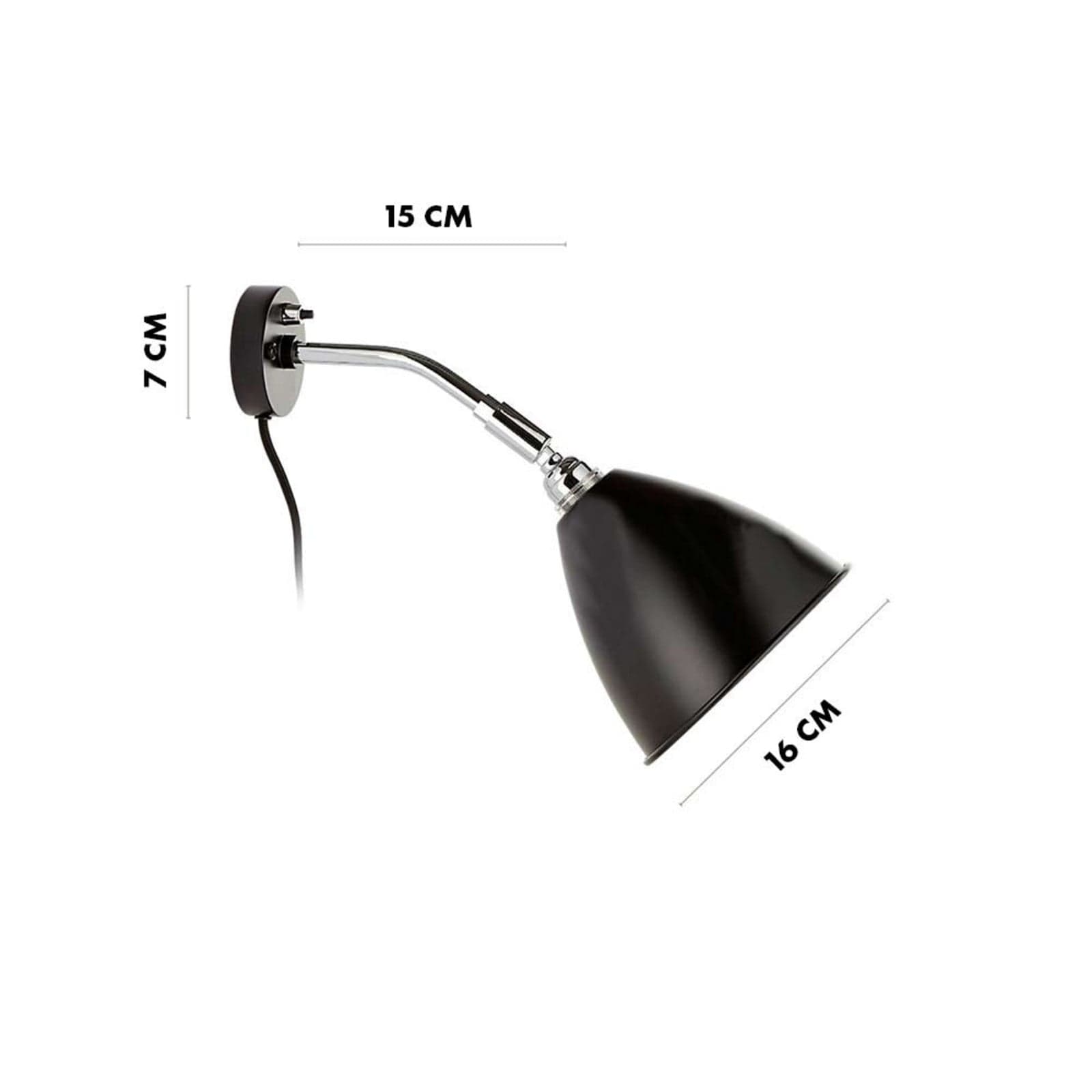 Bestlite BL7 vegglampe Ø 16 cm krom - Gubi - Stue - Design - Metall - Med en lyskilde