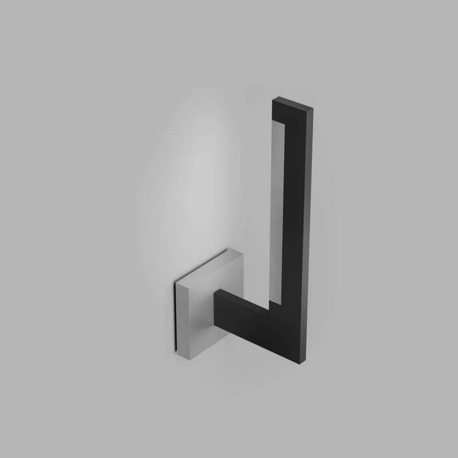 Inlay W2 Linear vegglampe, svart/sølv - Light-Point - Stue - Aluminium